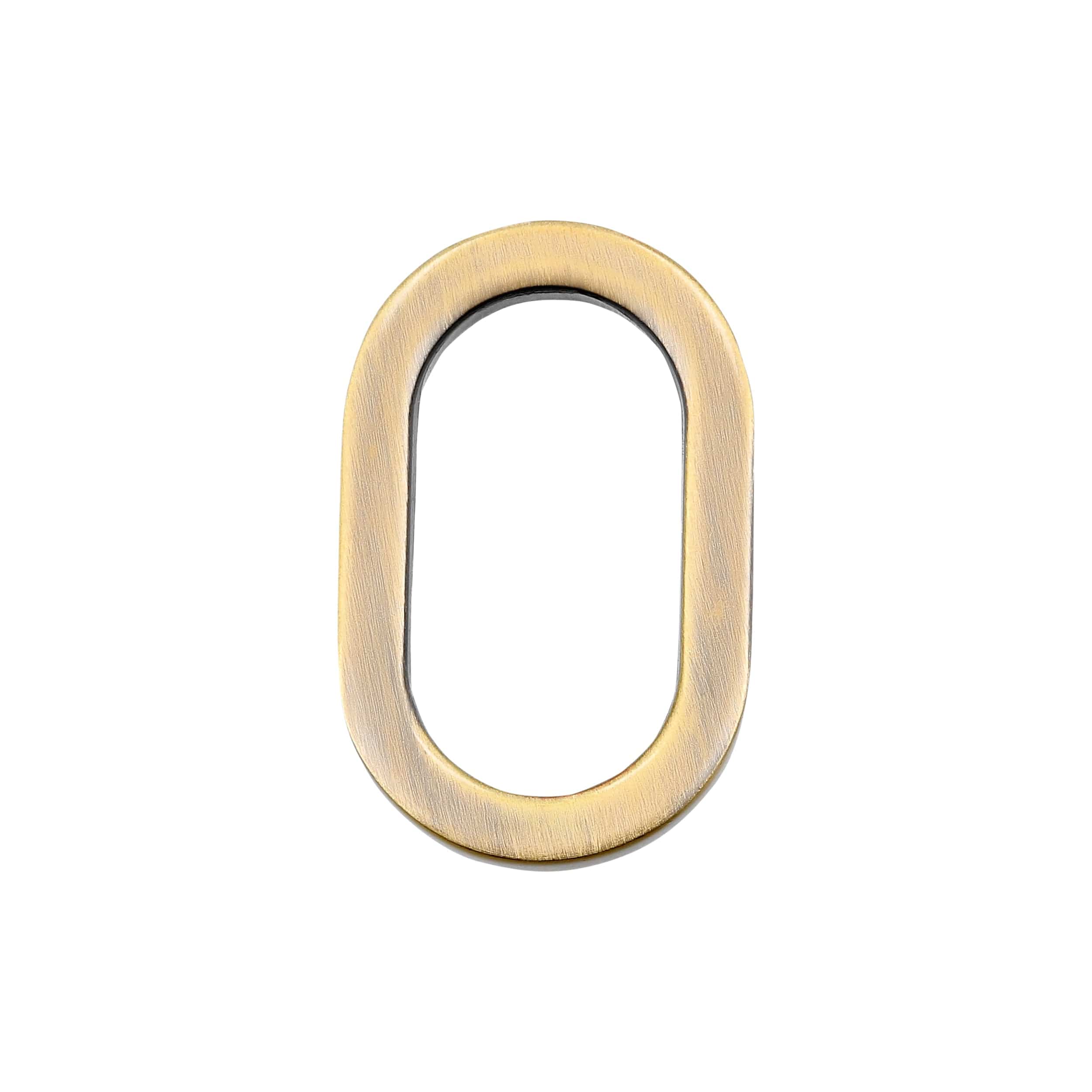 11/16" Antique Brass, Oval Flat Ring, Zinc Alloy, #P-2555-ANTB
