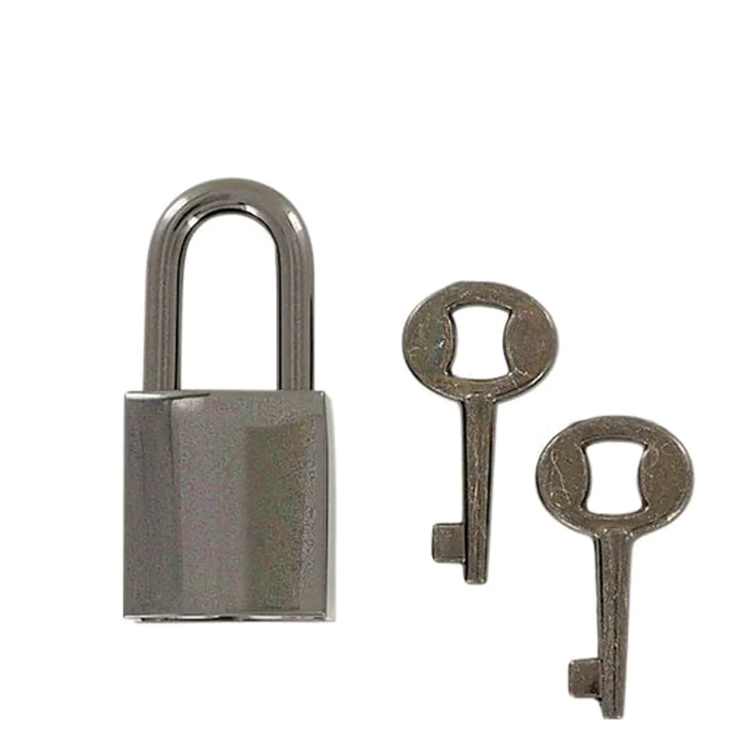 11/16" Shiny Gunmetal, Padlock, Zinc Alloy, #L-2846-GUNM