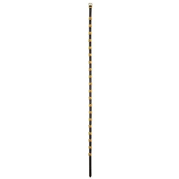 115 Arctic Sleigh Bell Strap, Brass Plated Bells, 1" W x 73" L