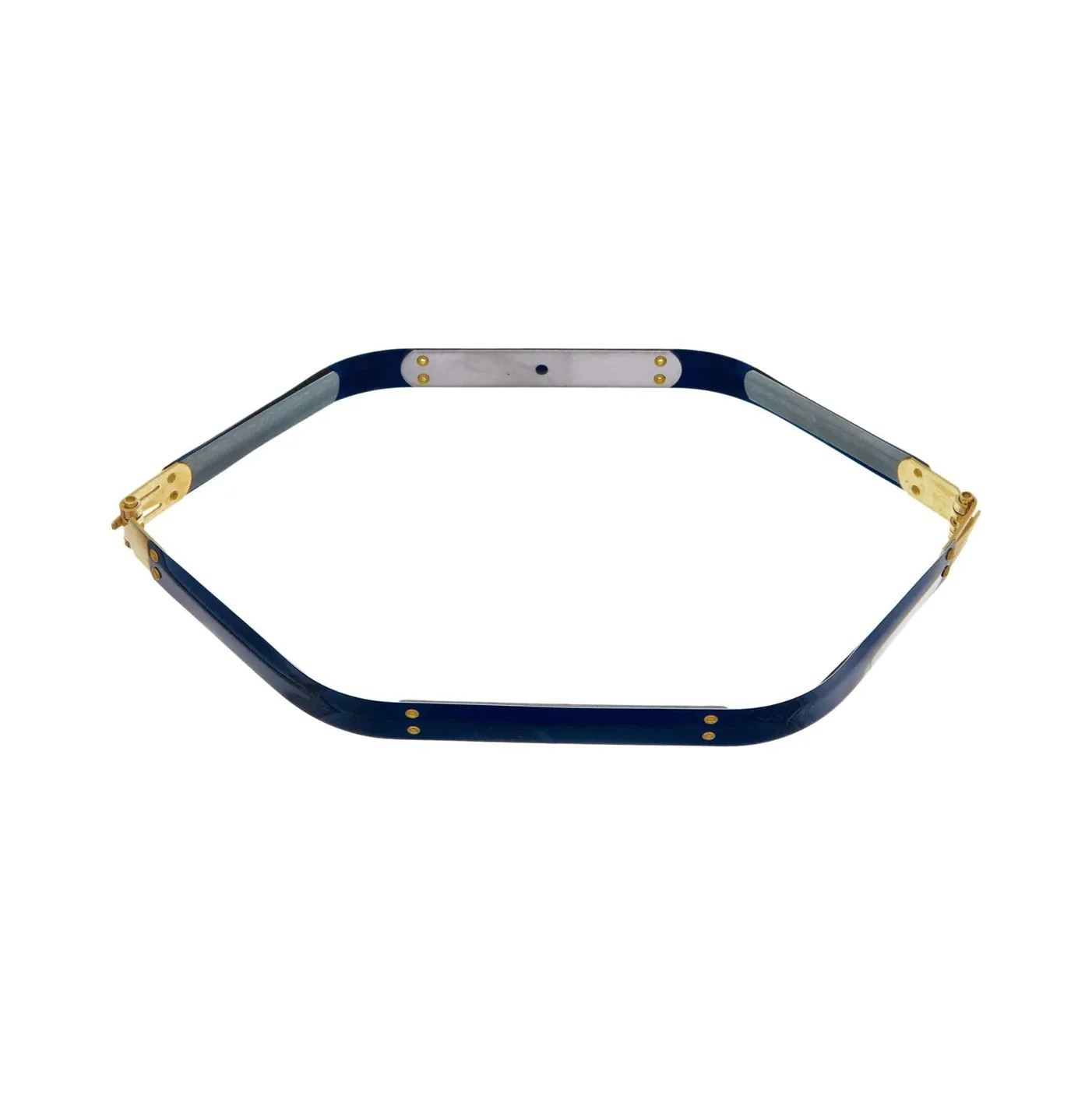 12" Facile Hexagonal Frame  With Brass Hinges, Steel, #A-44-12