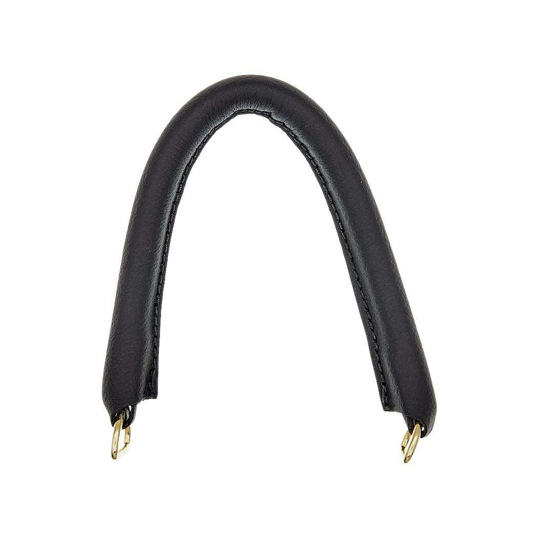 13" Black, Purse Handle, Leather, #340-13-BLK