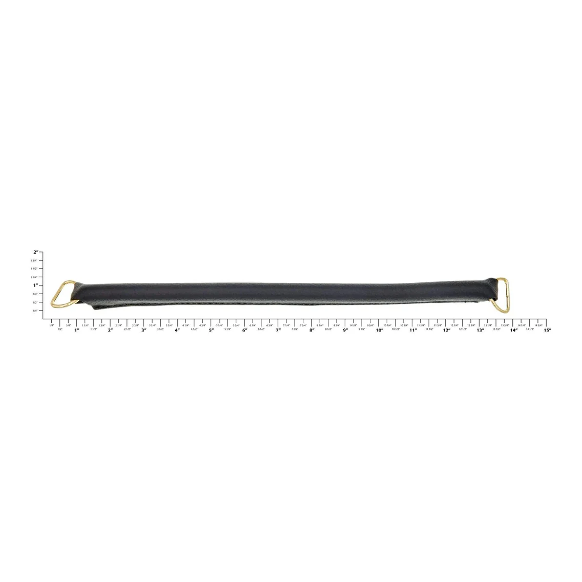13" Black, Purse Handle, Leather, #340-13-BLK