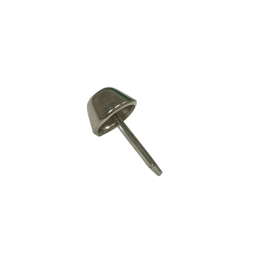 13mm Nickel, Bottom Stud, Steel, #P-1460-NP