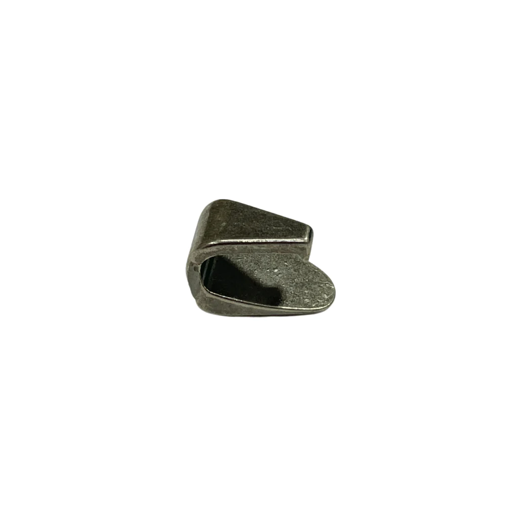 14mm Antique Nickel, Clip-on Ornament, Zinc Alloy, #B-289