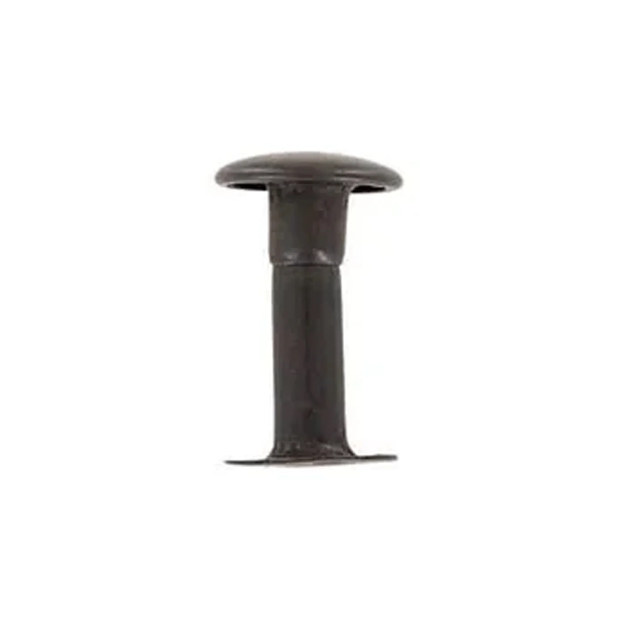 15mm Black, Single Cap Jiffy Rivets, Solid Brass-100ct, #515S-SBBK