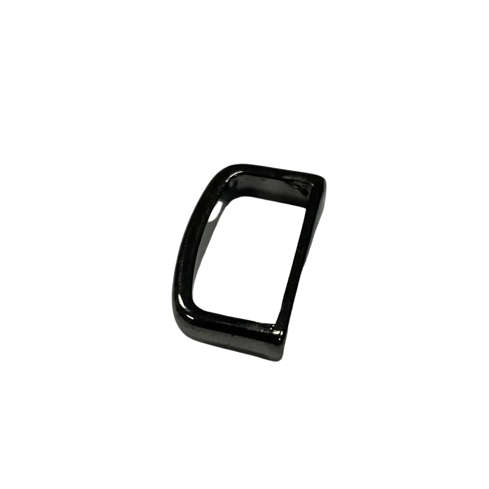 15mm Gunmetal, Buckle Keeper, Zinc Alloy, #C-2075-KPR GUNM
