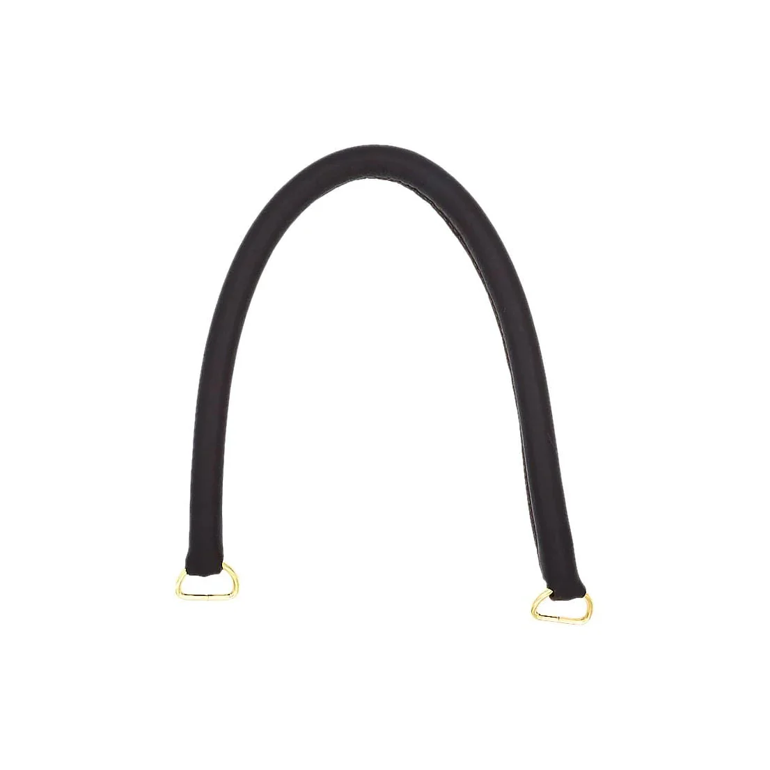 18" Brown, Purse Handle with Brass Hardware, Leather, #L-1552-BRO