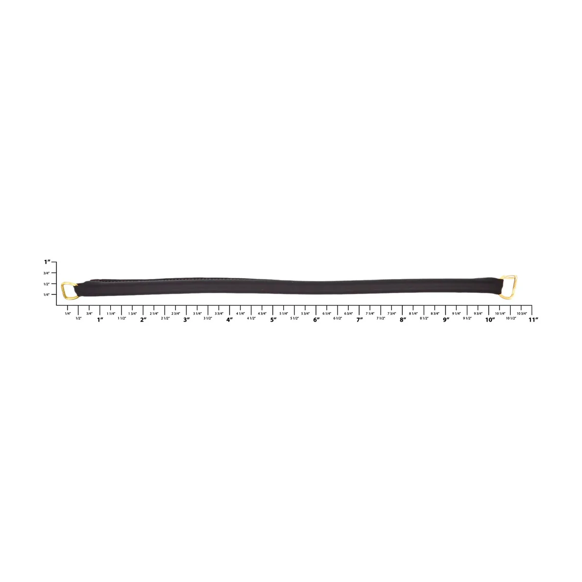 18" Brown, Purse Handle with Brass Hardware, Leather, #L-1552-BRO
