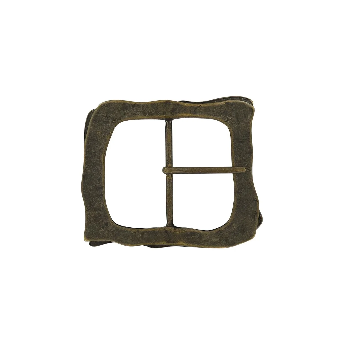 2 1/4" Antique Brass, Artisan Center Bar Buckle, Zinc Alloy, #C-1967-ANTB