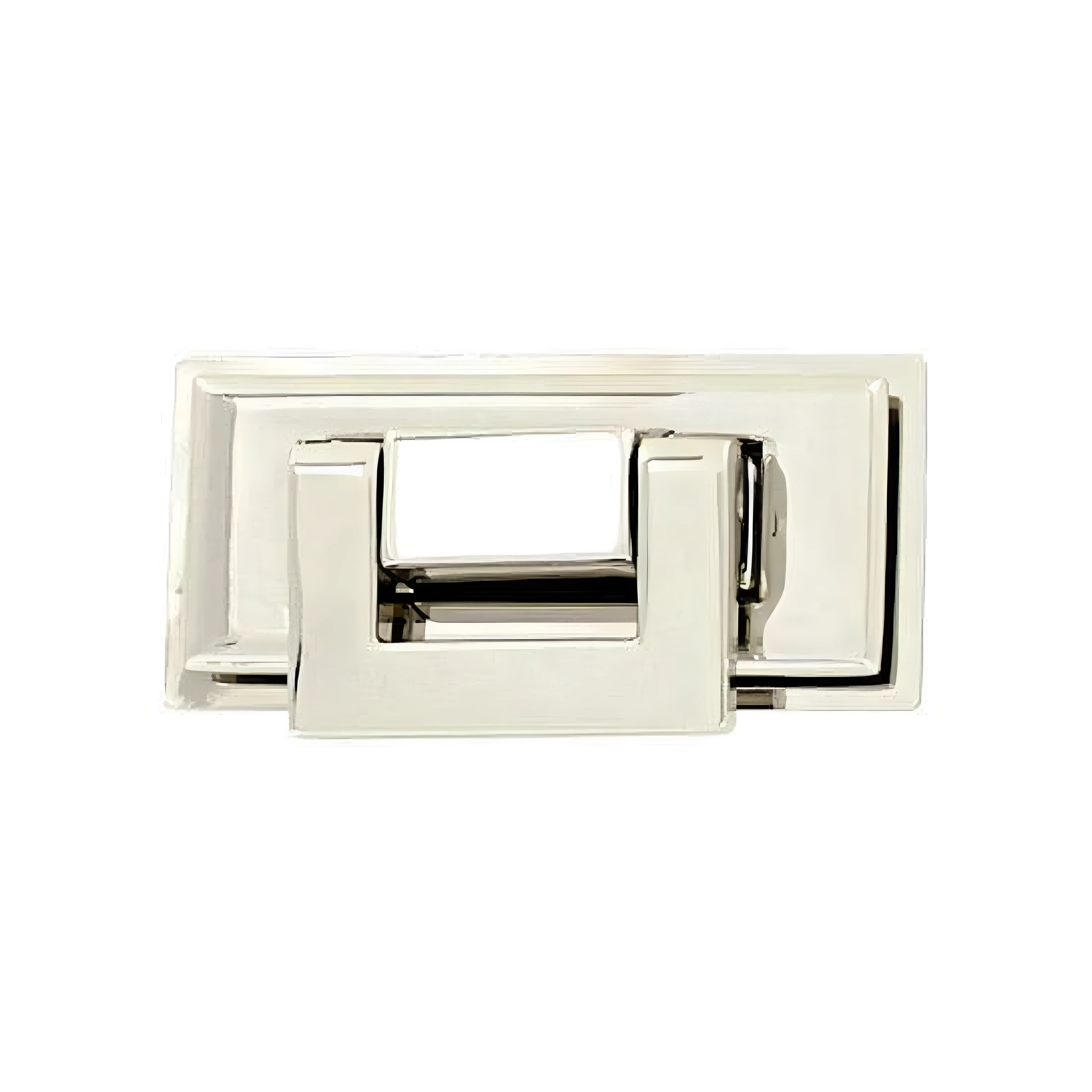 2 1/4" Shiny Nickel, Flap Lock, Zinc Alloy, #P-2693-NIC