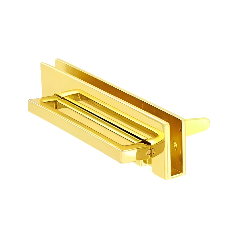 2 5/8" Gold, Flap Drop Lock, Zinc Alloy, #P-3200-GOLD