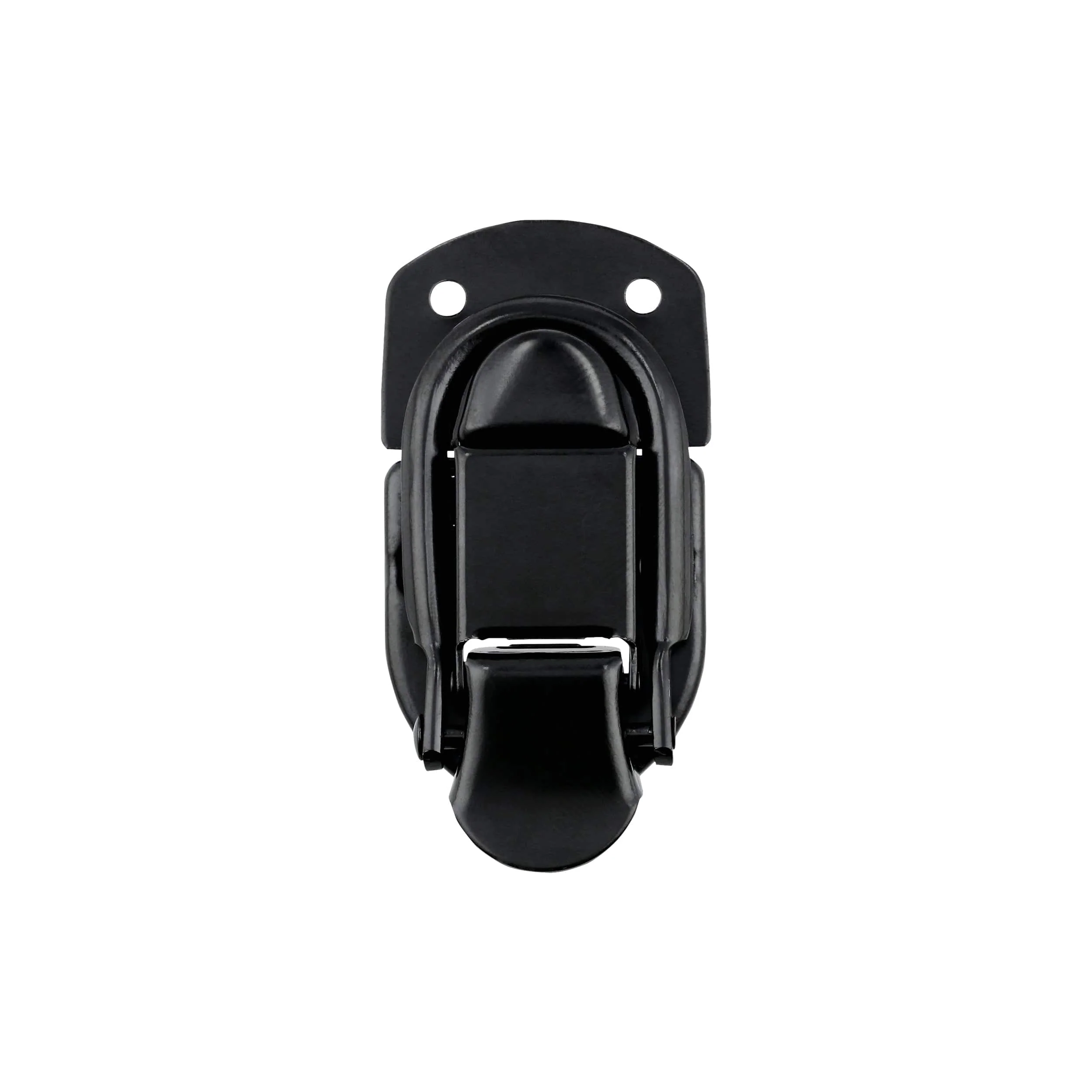 2 7/16" Black, Latch Lock Drawbolt, Steel, #L-2026-BLK