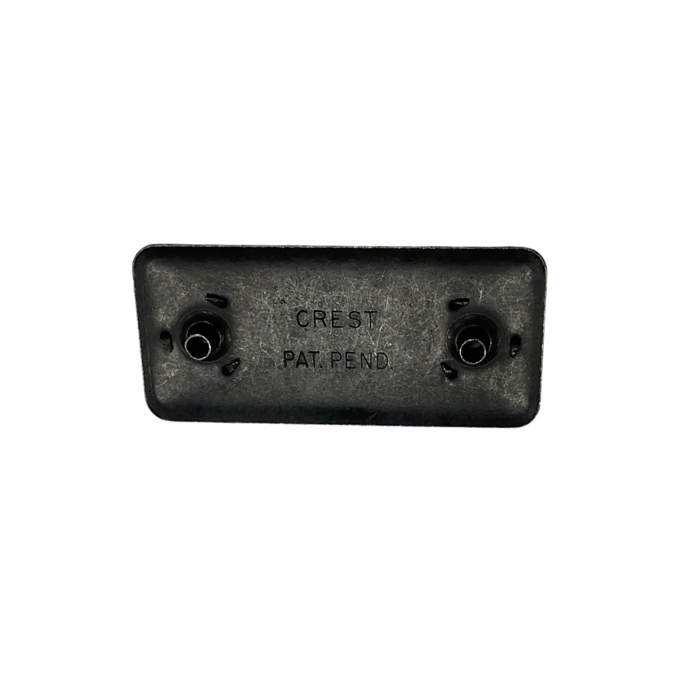 2 7/16" Black, Threaded Wheel Washer Plate with Screws, Steel, #L-2124-BLK
