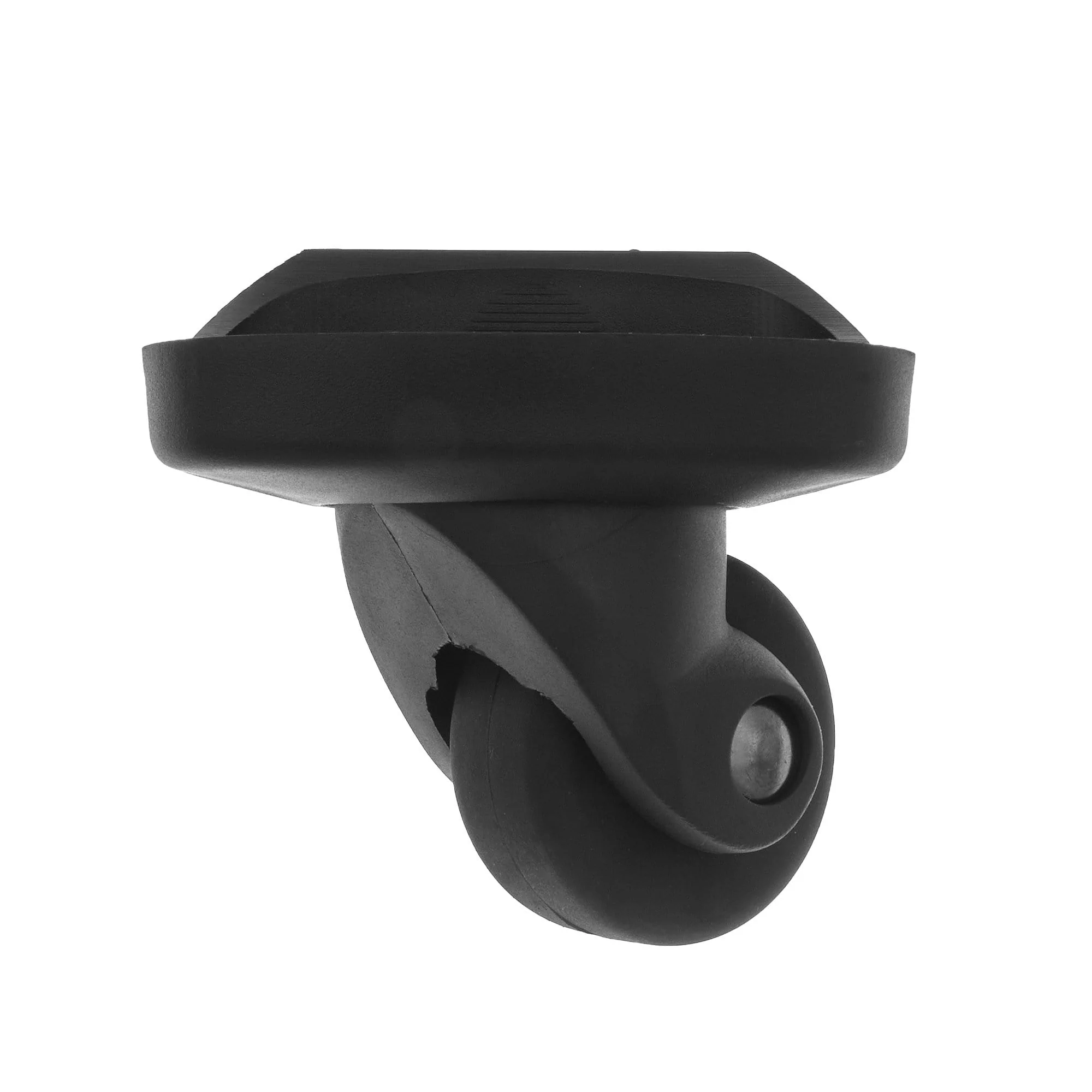 2 7/8" Black, Spinner Wheels Black Pair, Plastic, #L-3593