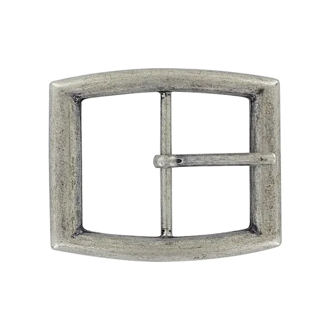 2" Antique Nickel, Artisan Center Bar Buckle, Zinc Alloy, #C-1876