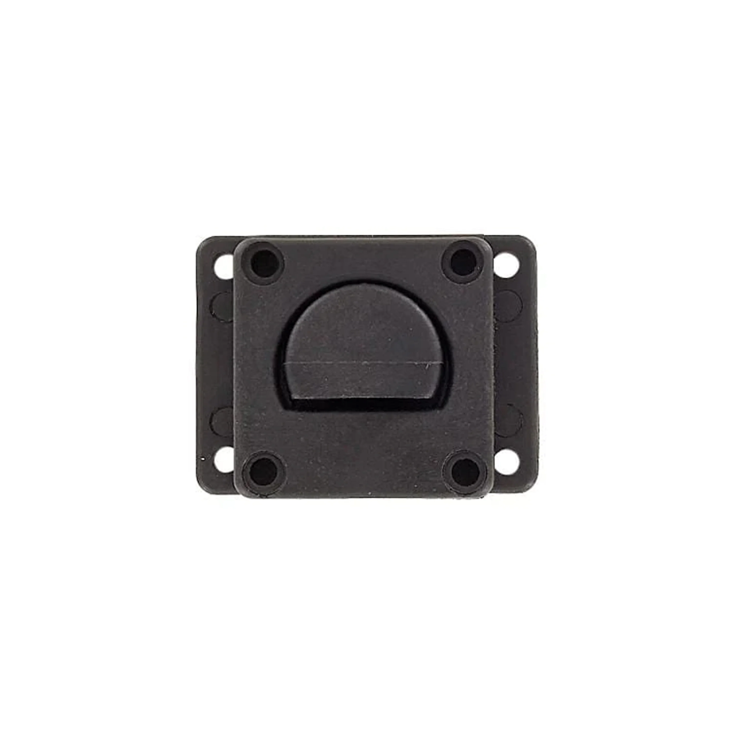 2" Black, Radio Swivel Clip, Plastic, #L-2121-BLK