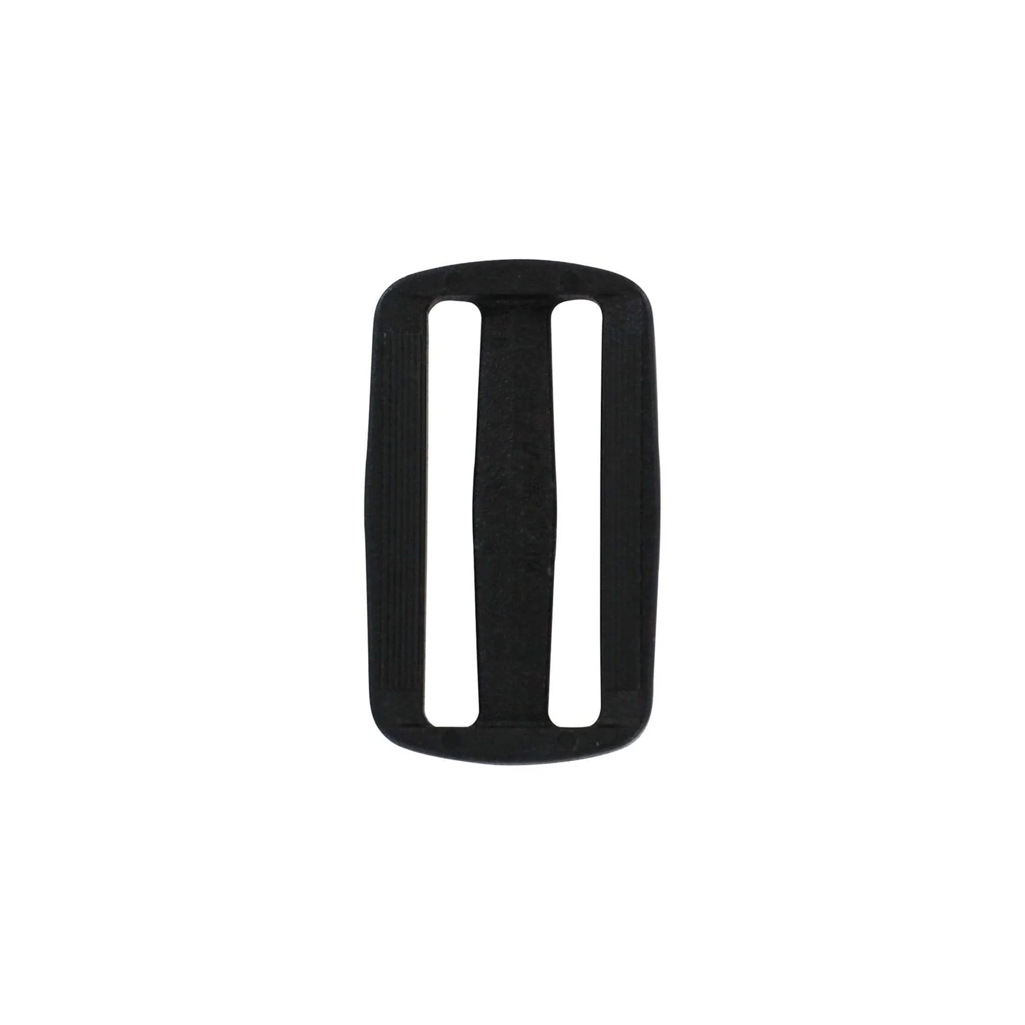 2" Black, Sliplock Tri-Glide Slide Buckle, Plastic, #SL-2