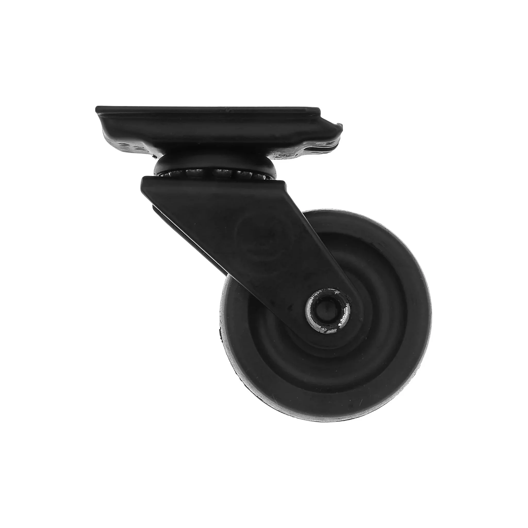 2" Black, Swivel Wheel, Steel, #L-1921-BLK