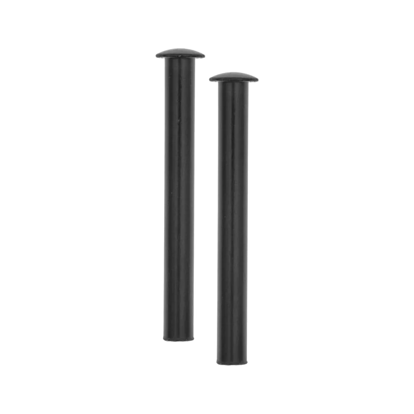 2" Black, Tubular Rivet, Steel - 12 pk, #L-2203