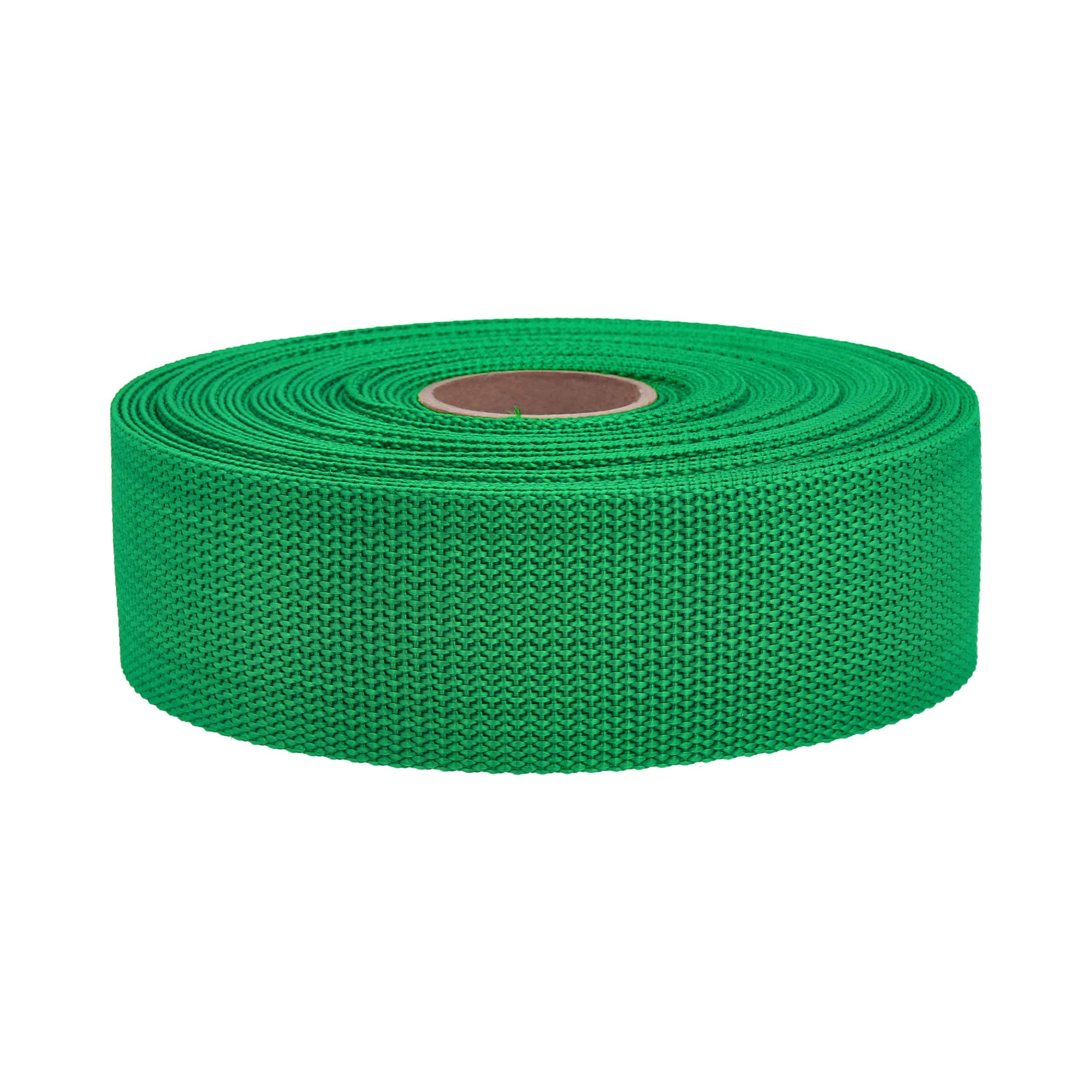 2" Green, Heavy Weight Web Strap, Polypropylene, #12-2-GRN
