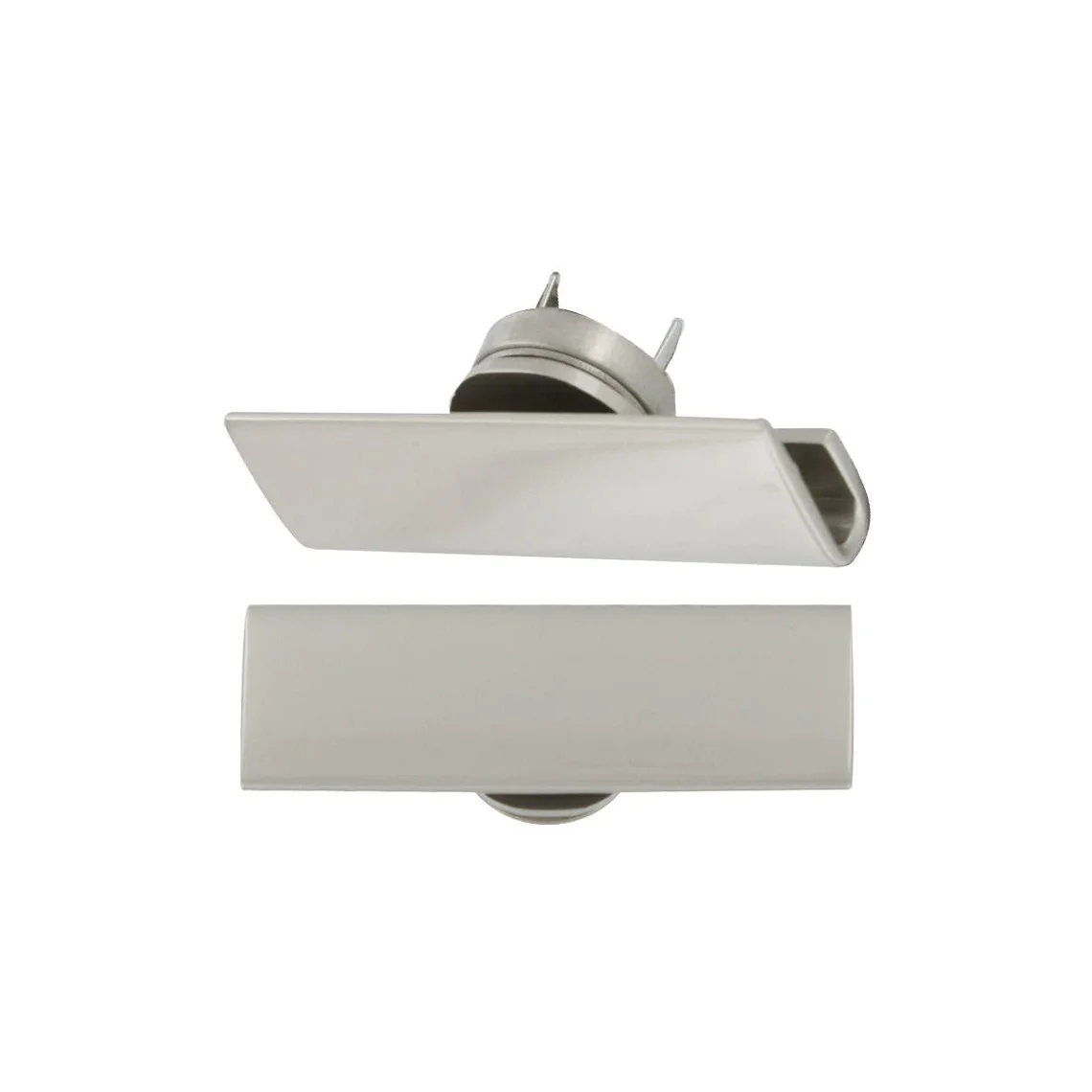 2" Shiny Nickel, Flap Catch with Magnetic Snap, Zinc Alloy, #P-3042-NIC