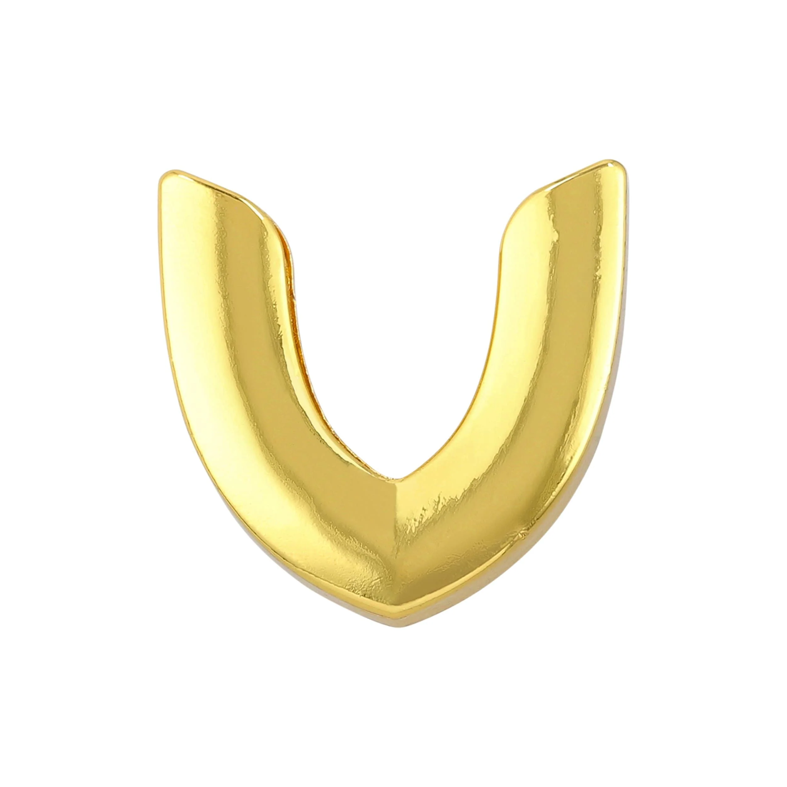 26mm Shiny Gold, Strap Tip, Zinc Alloy, #P-3001-GOLD