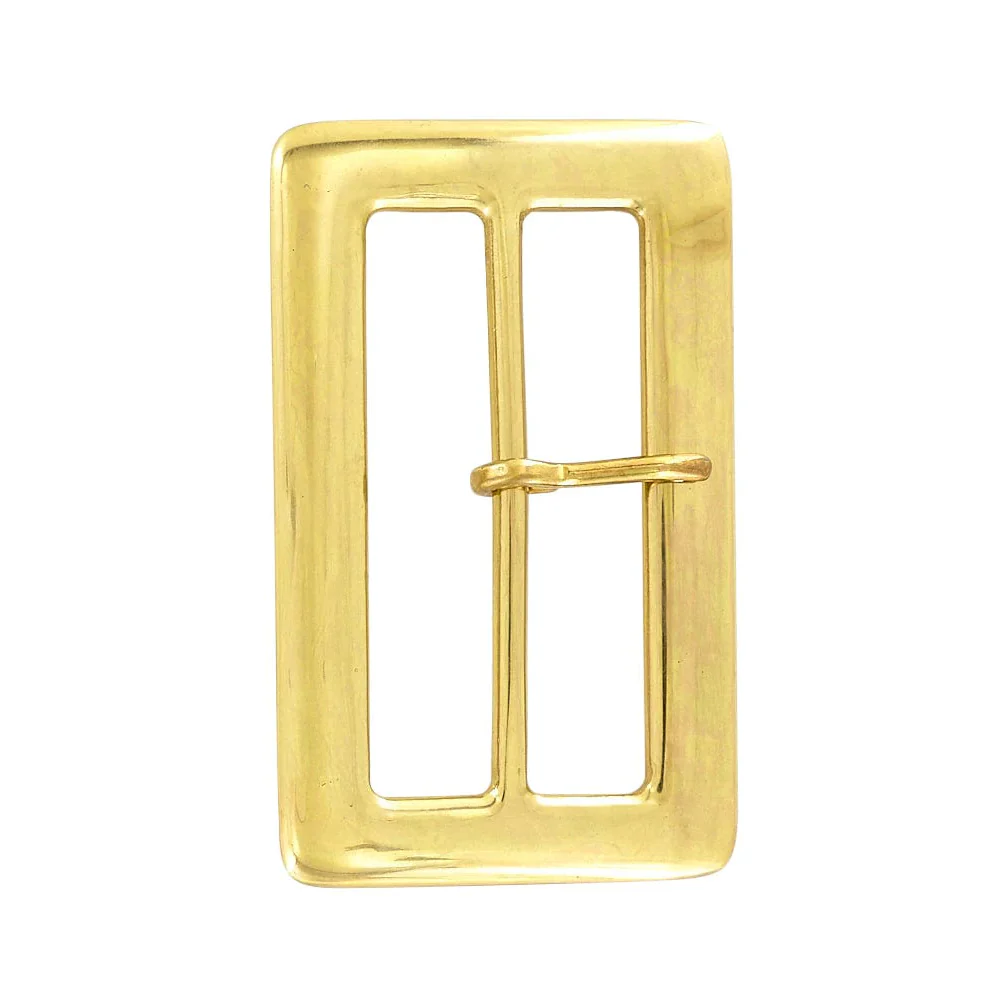 3 1/2" Santa Belt Buckle, Buckle Only, Solid Brass, #C-2126