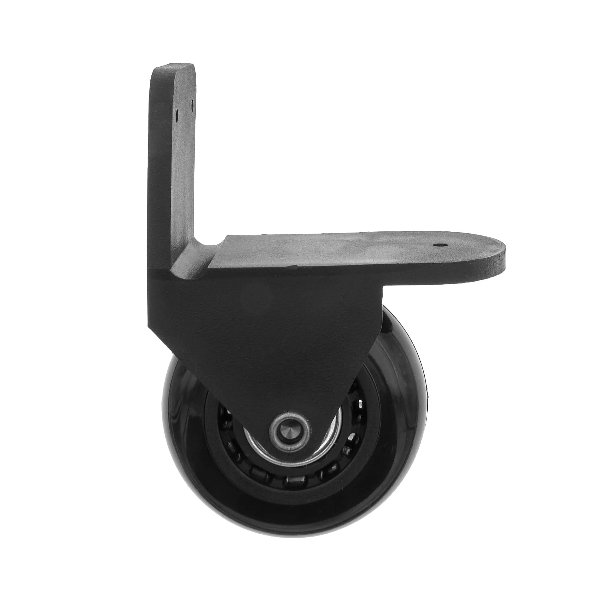 3" Black, Inline Skate Wheel with Housing, Plastic, #L-3666
