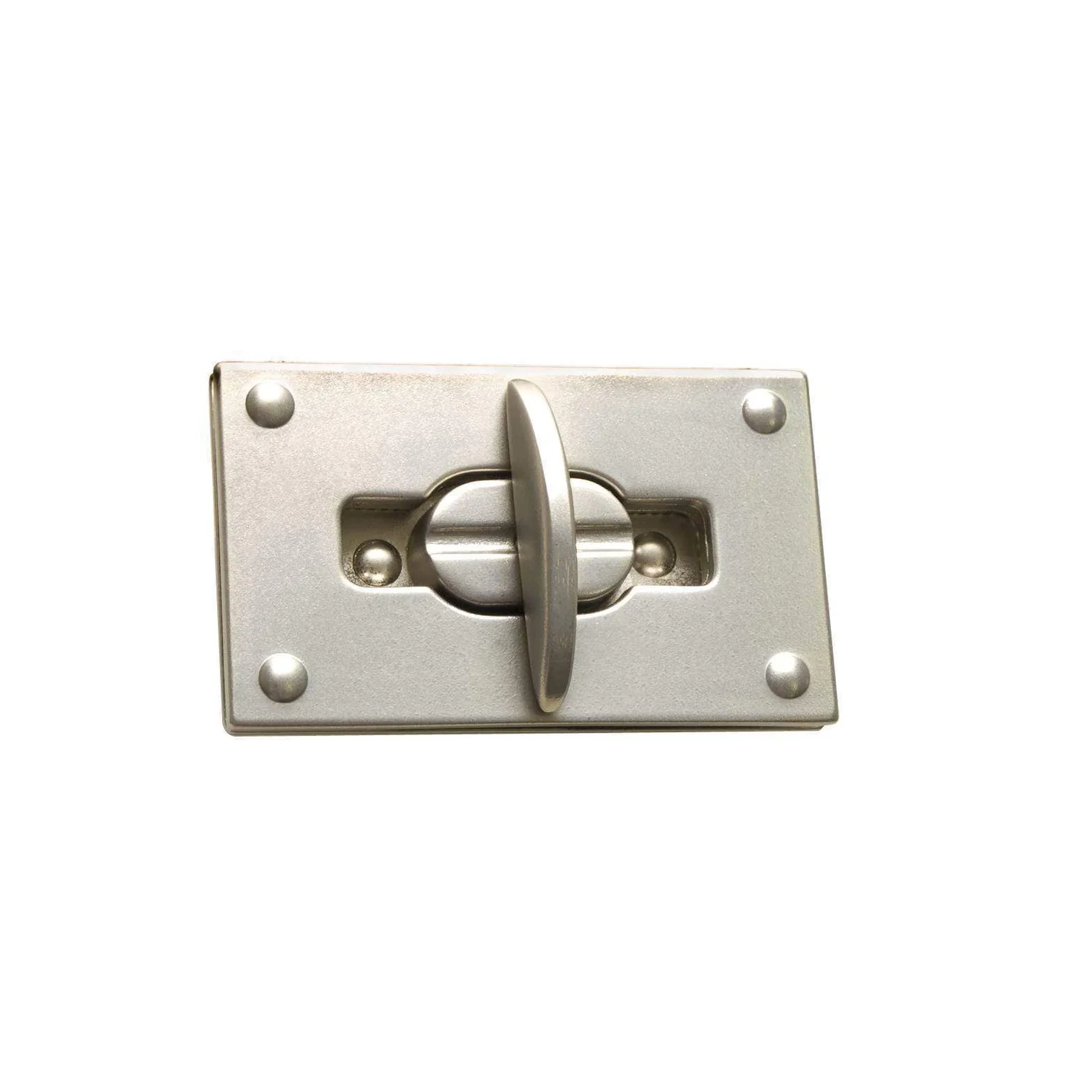 3" Shiny Nickel, Turn Lock, Zinc Alloy, #P-2795