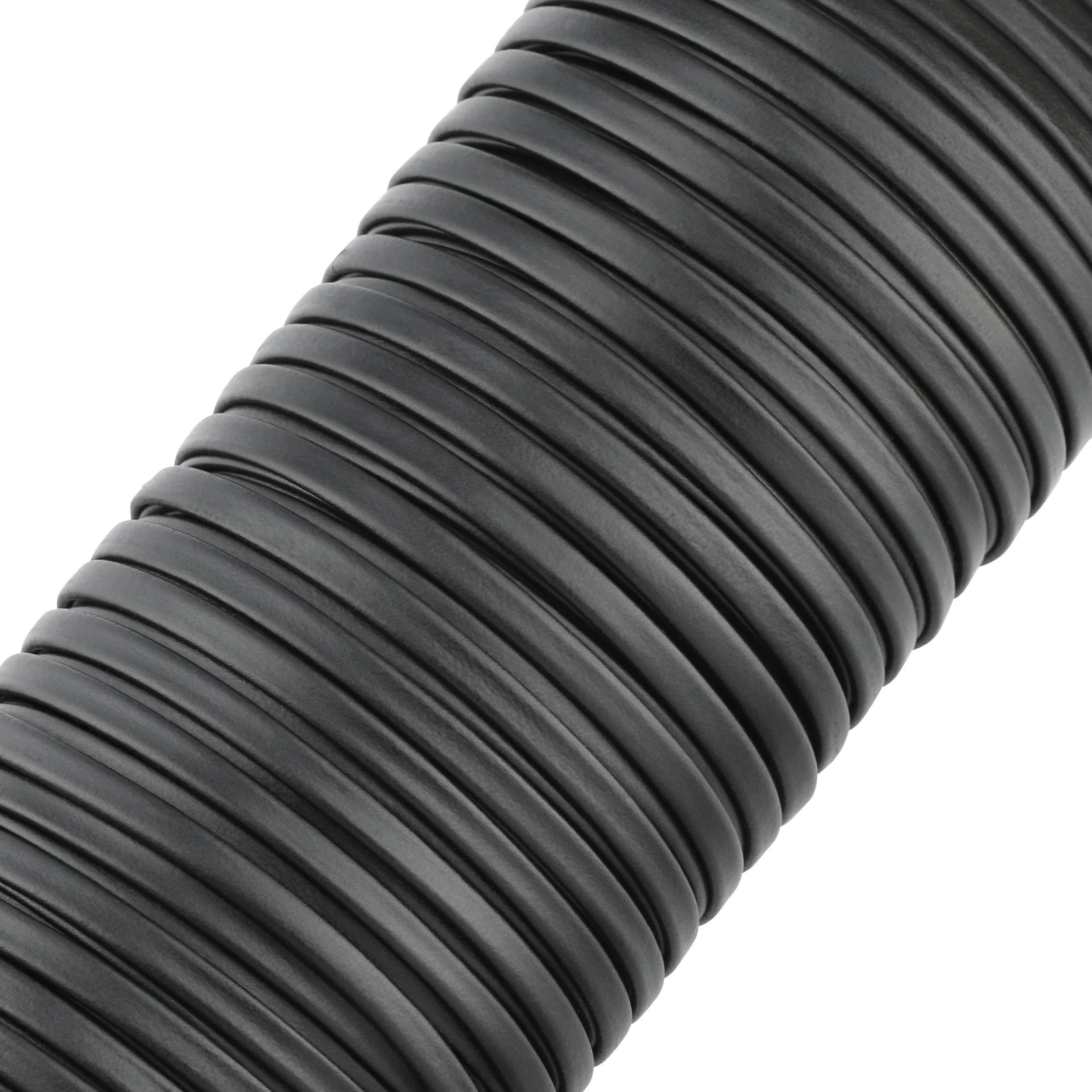 3/16" Black, Lacing, Leather, #P-2311-BLK