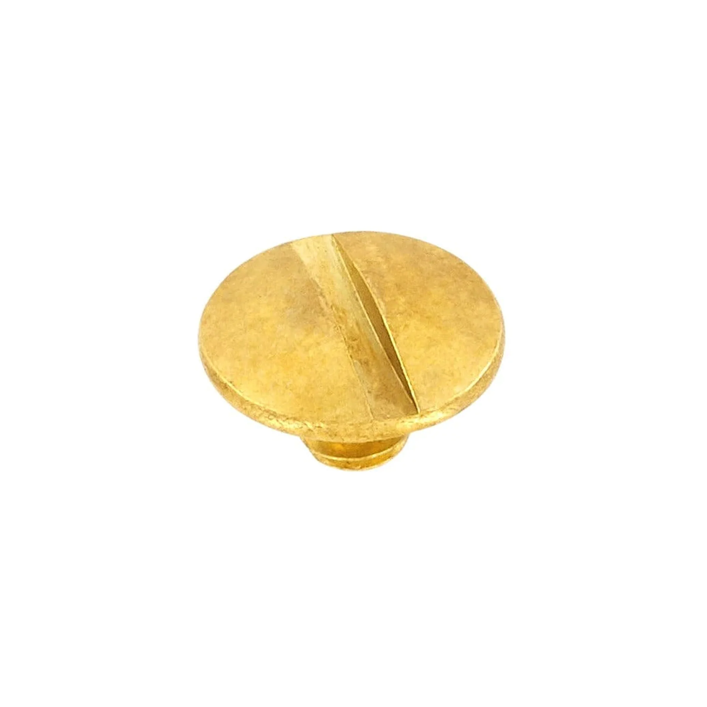 3/16" Brass, Screw Only, Solid Brass PK10, #L-156SC-3-16SB