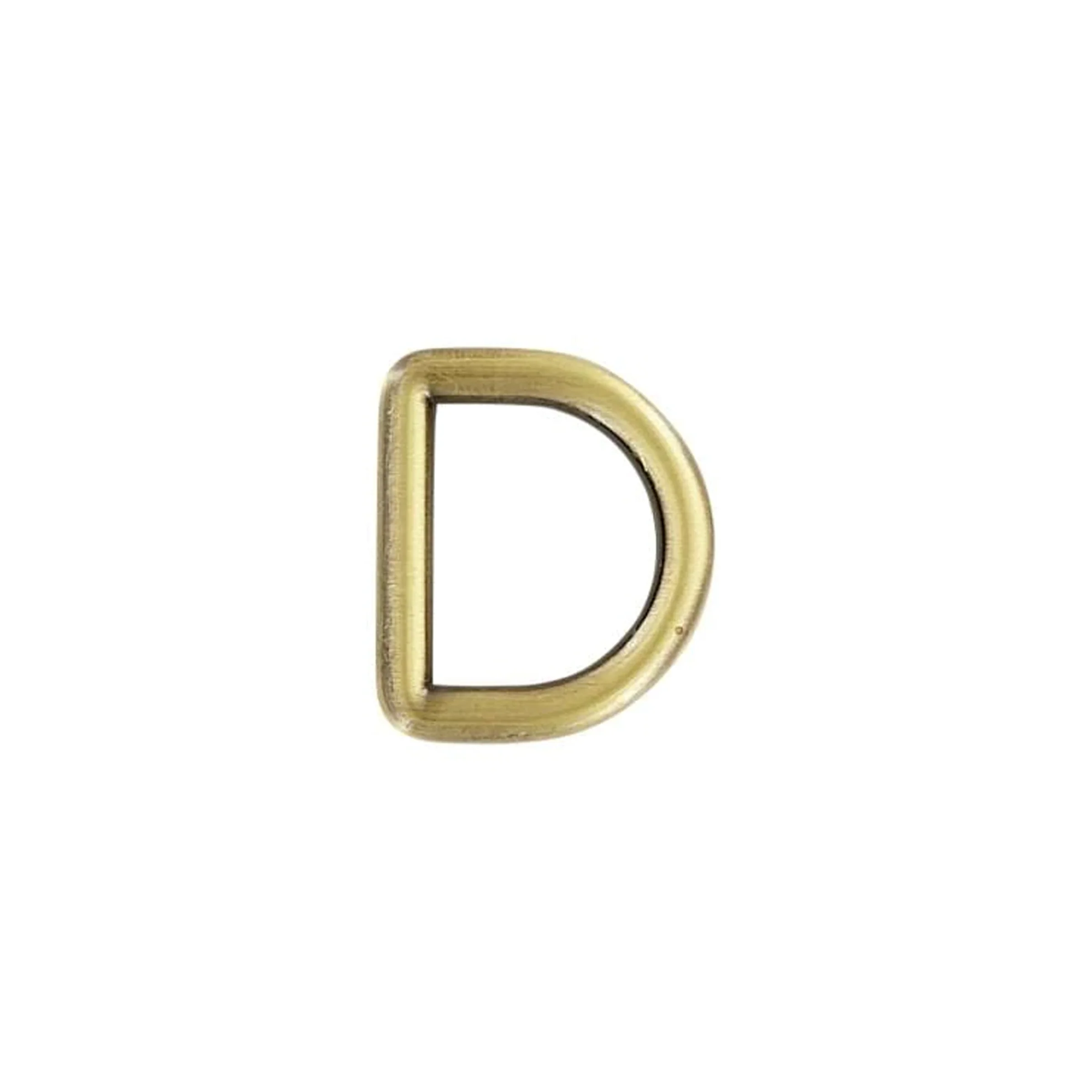 3/4" Antique Brass, Cast D-Ring, Zinc Alloy, #P-3151-ANTB