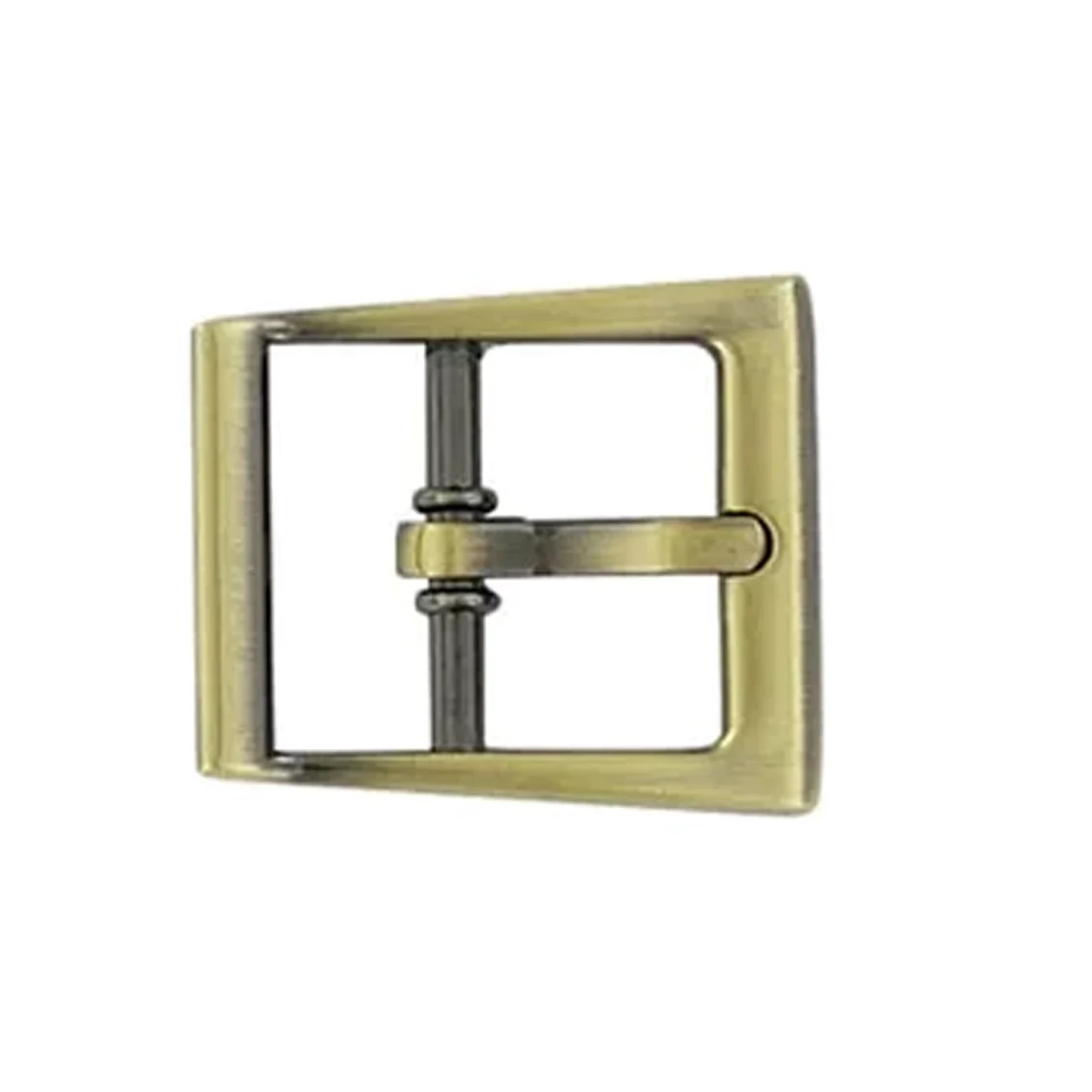 3/4" Antique Brass, Funky Center Bar Buckle, Zinc Alloy, #C-1546-ANTB