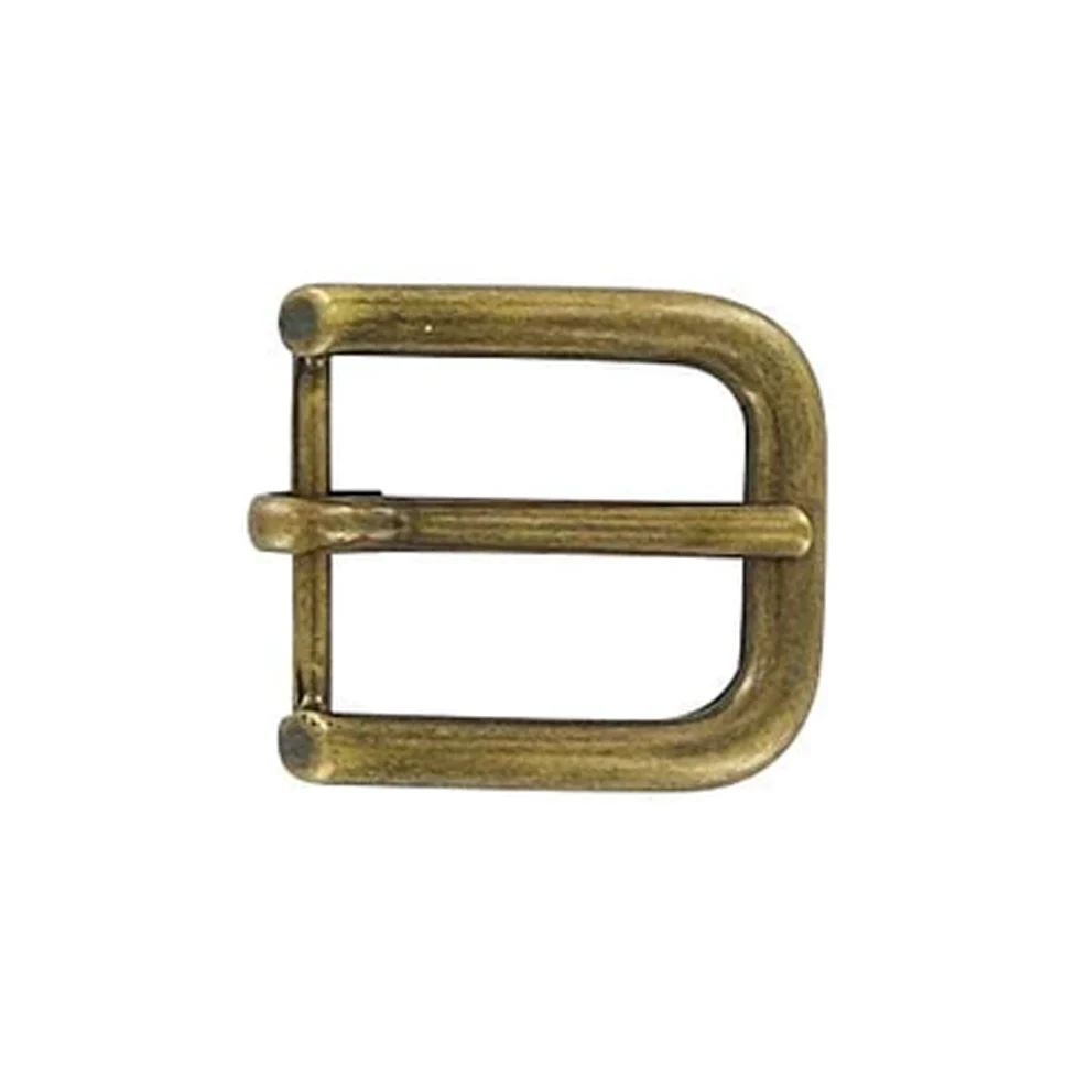 3/4" Antique Brass, Heel Bar Buckle, Zinc Alloy, #C-1990-ANTB