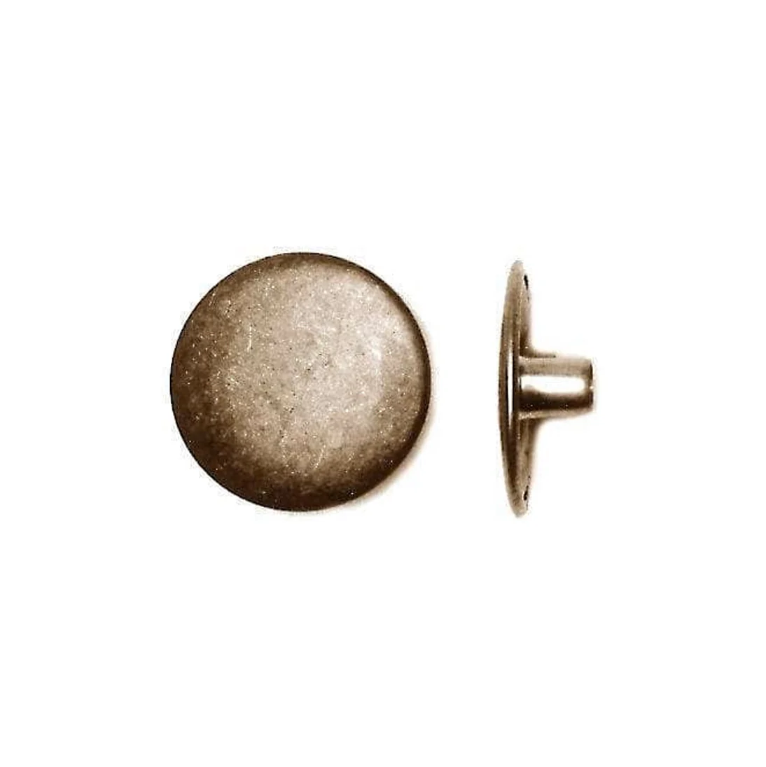 3/4" Antique Brass, Parallel Spring Snap Cap, Solid Brass, #8370-ANTB