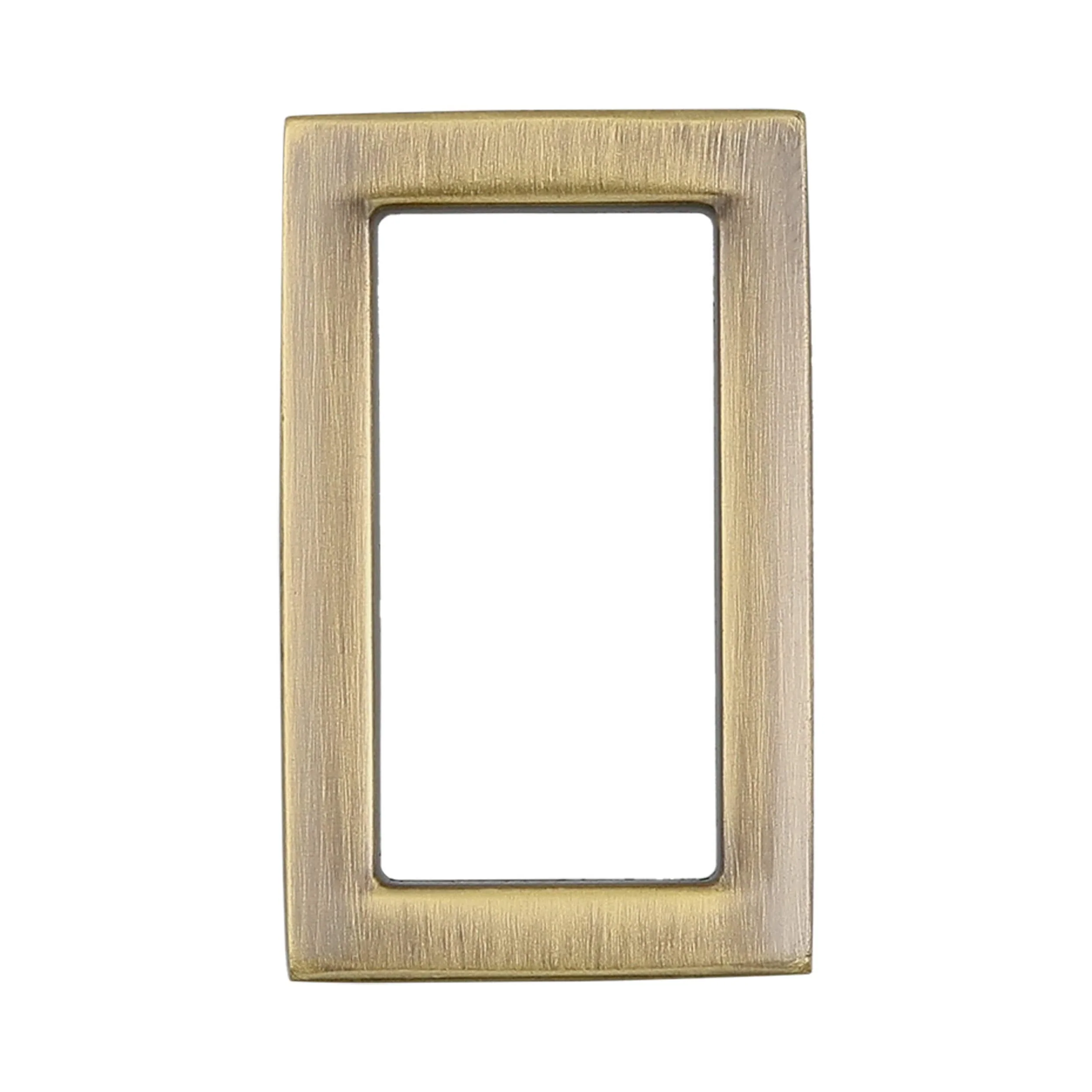 3/4" Antique Brass, Rectangular Concave Ring, Zinc Alloy-PK5, #P-2556-ANTB