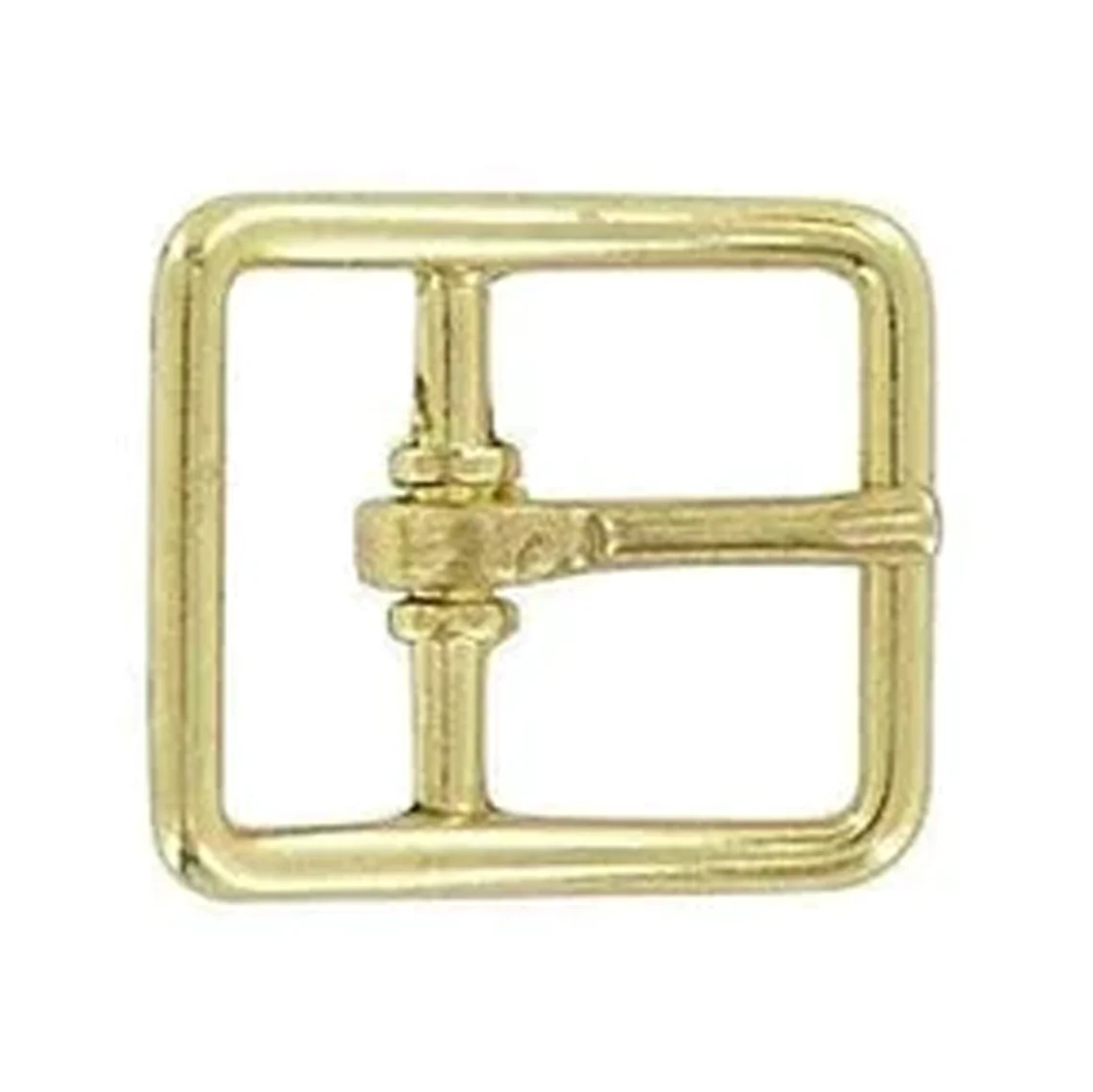 3/4" Brass, Center Bar Buckle, Zinc Alloy, #C-22-3-4-BP