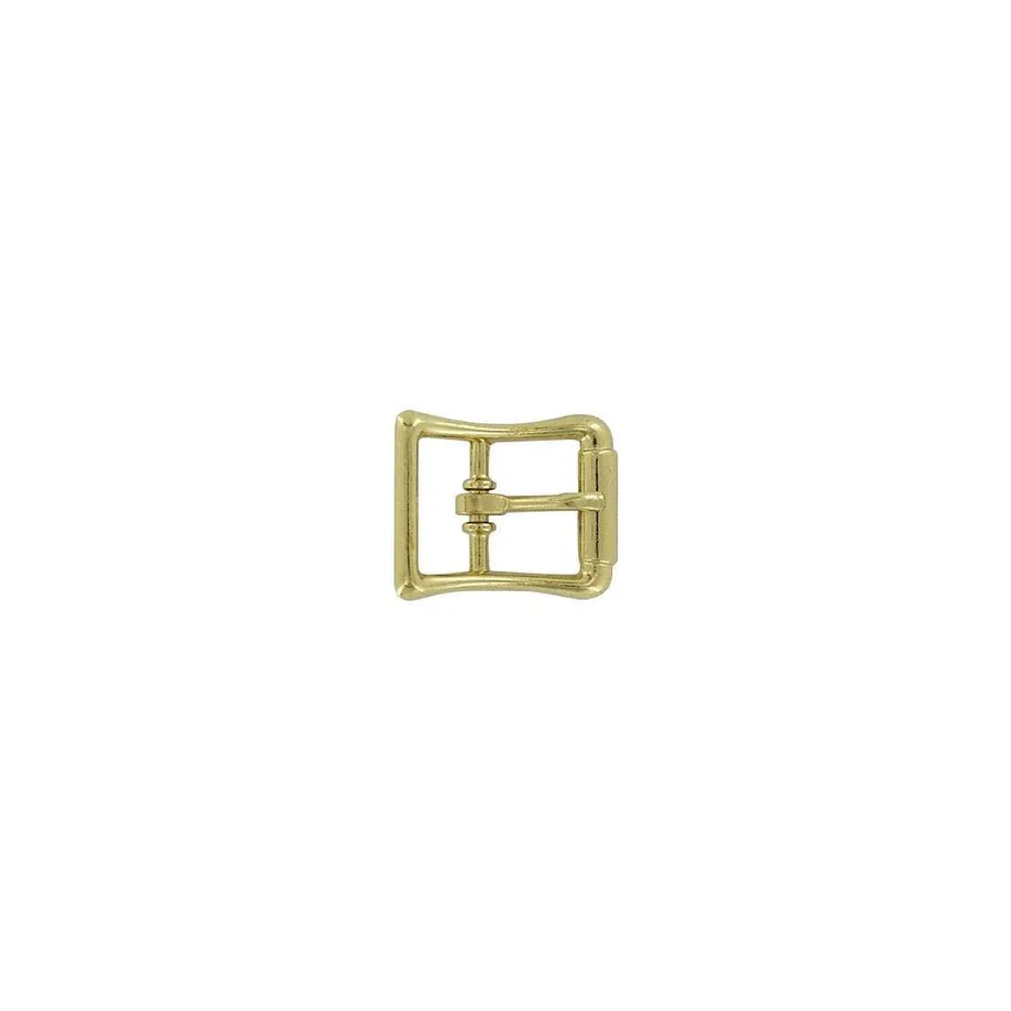 3/4" Brass, Imitation Roller Center Bar Buckle, Zinc Alloy, #C-54-3-4-BP