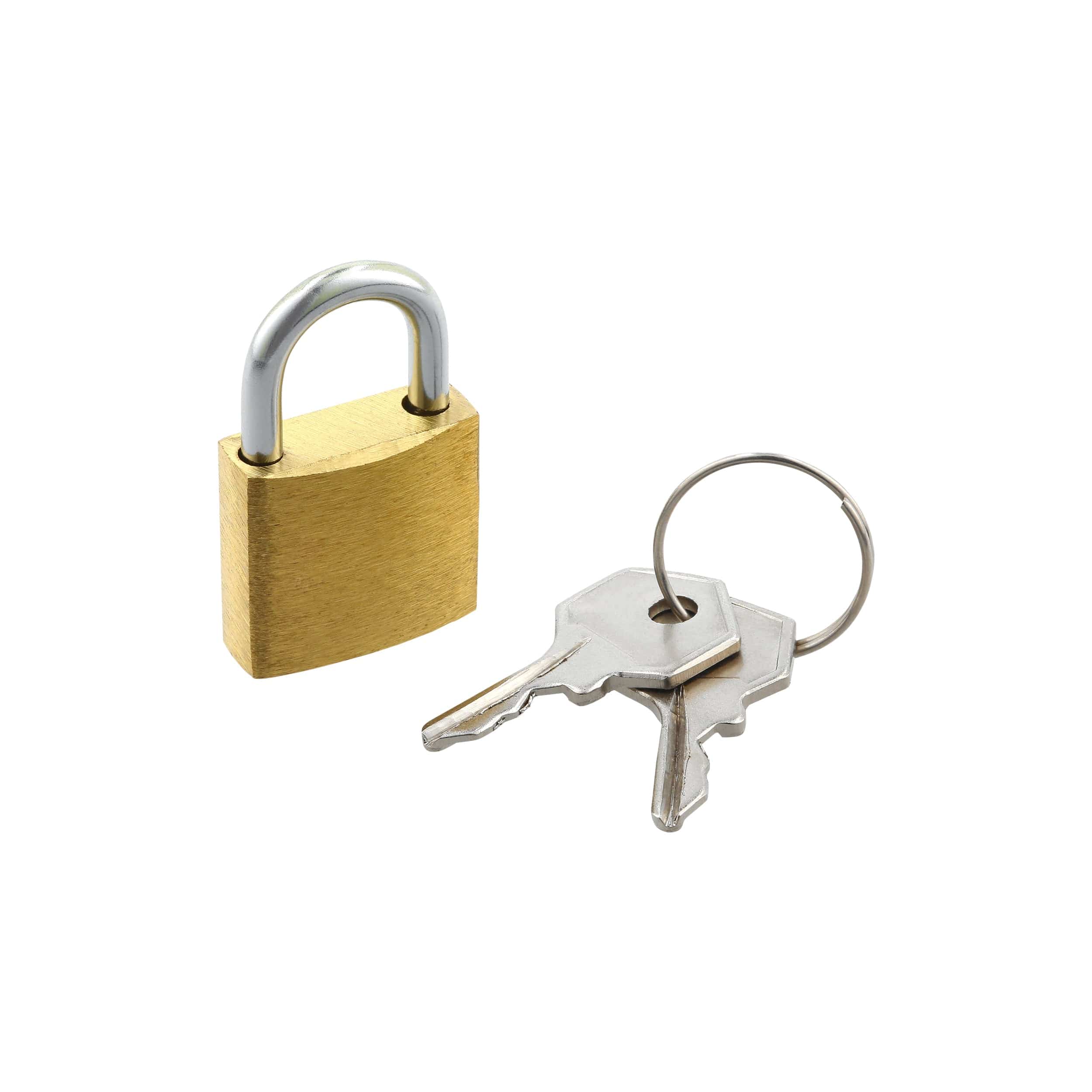 3/4" Brass, Padlock, Solid Brass, #L-1789-SB