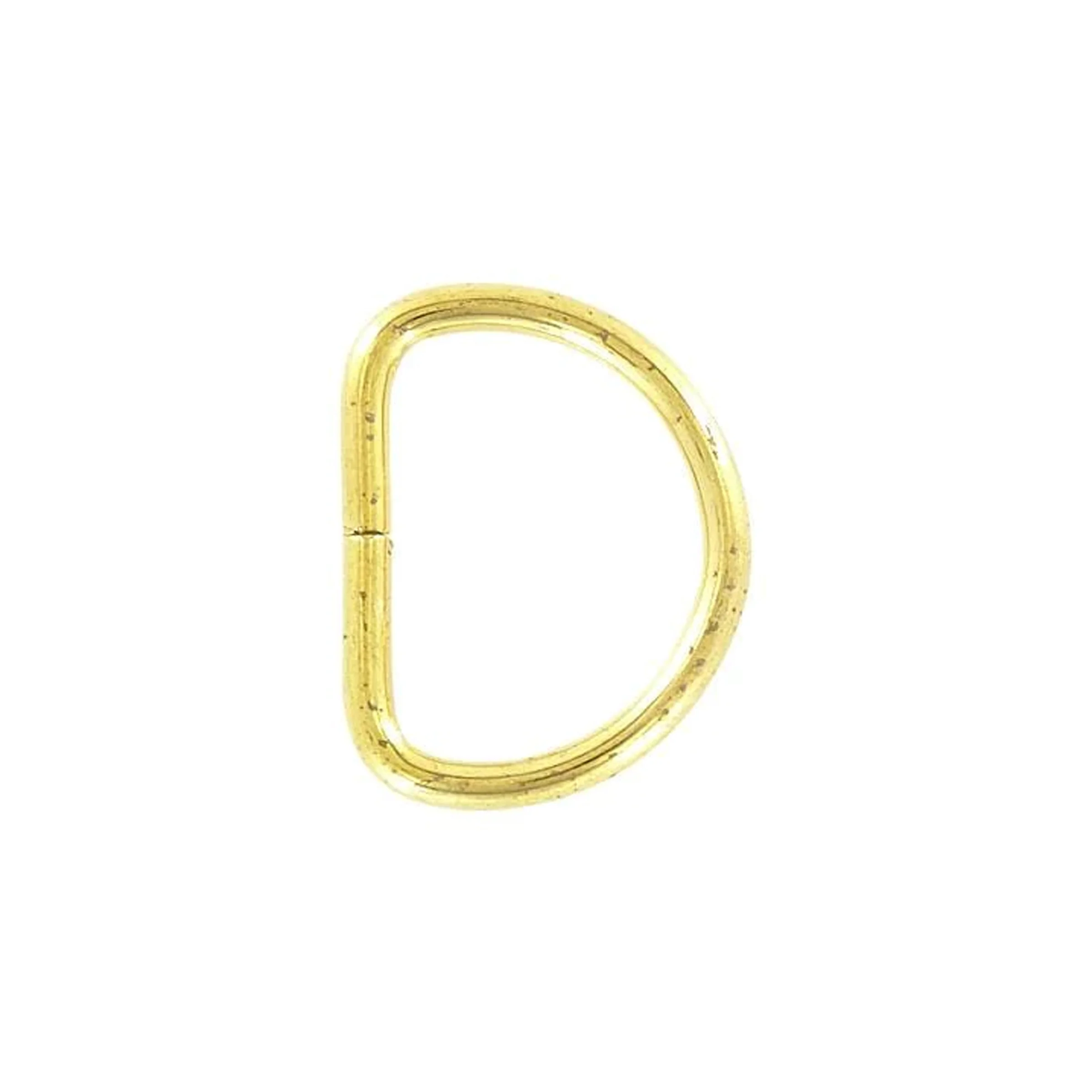 3/4" Brass, Split D-Ring, Steel, #D-105-BP