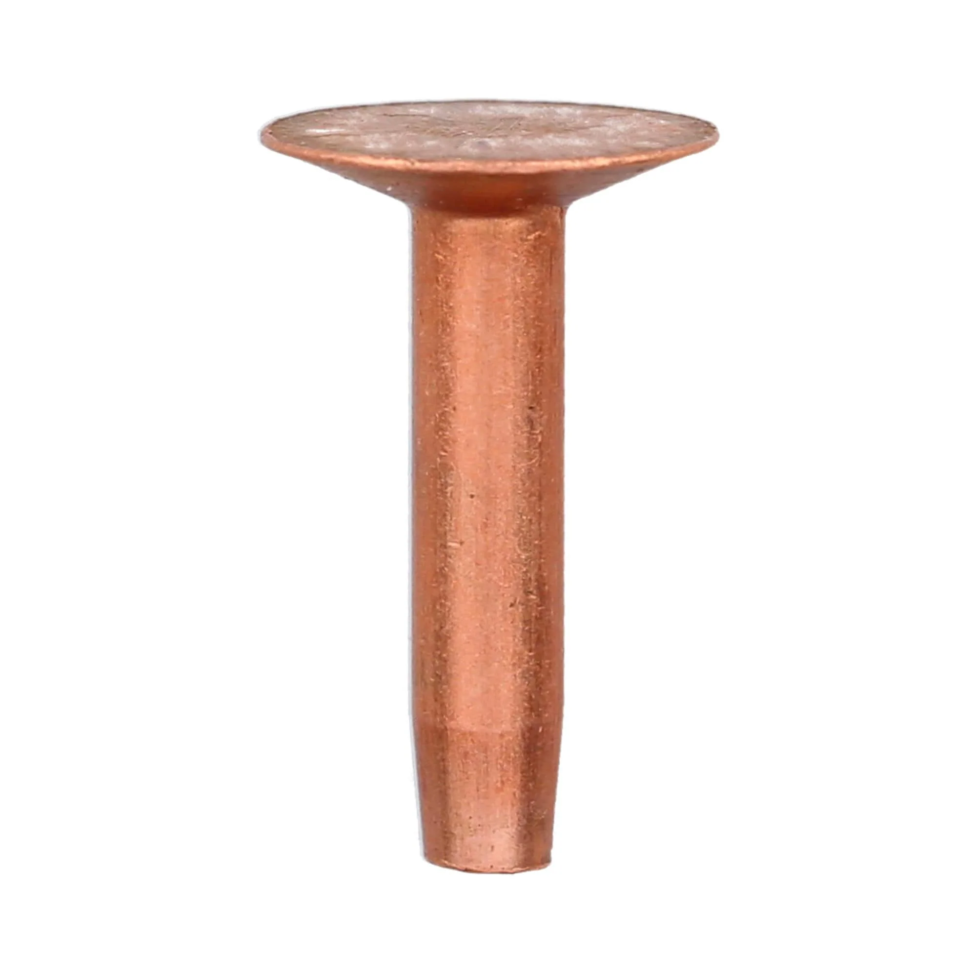 3/4" Copper, #9 Rivet with Burr 1lb Box, Copper, #L-307-9-B