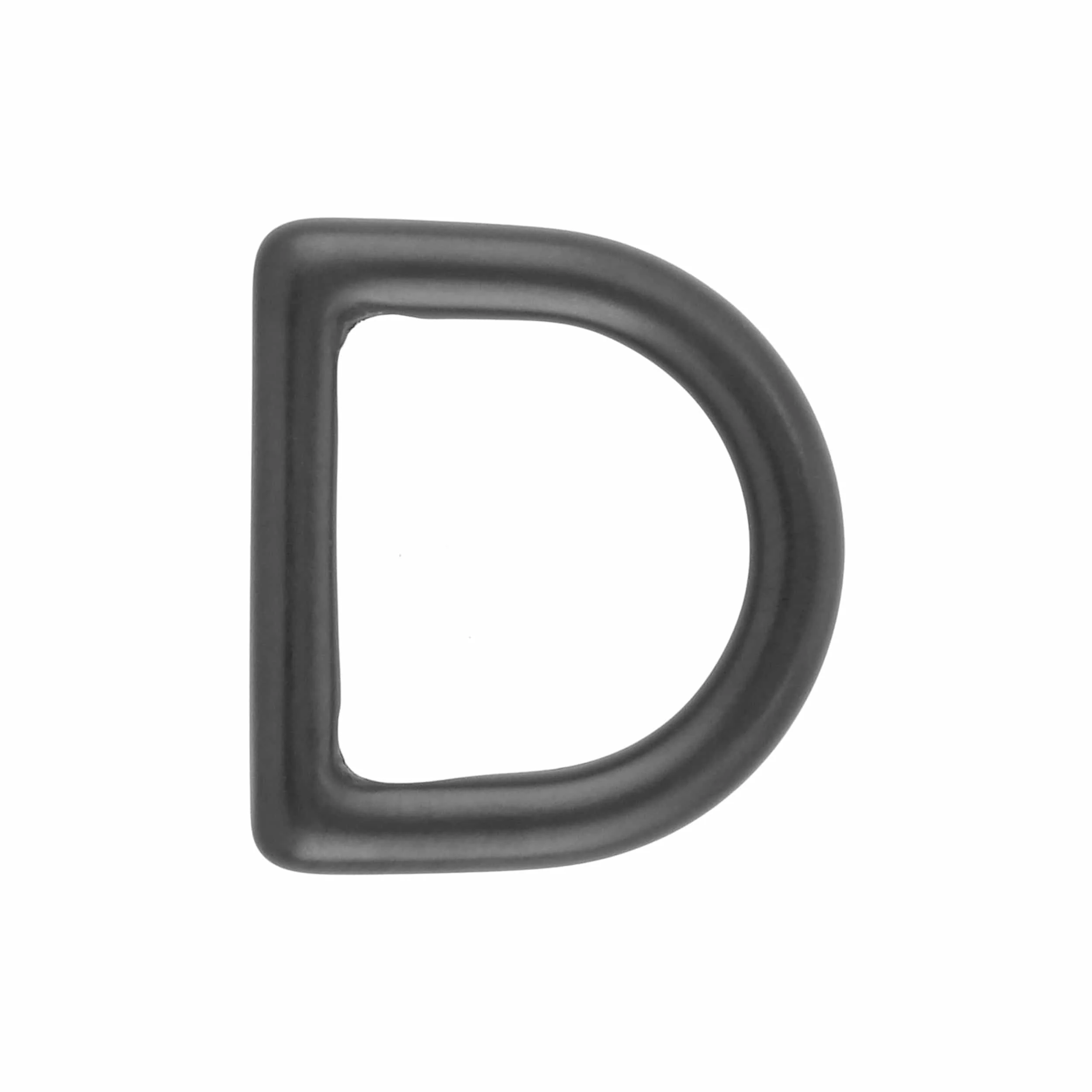 3/4" Matte Black, Cast D-Ring, Solid Brass, #P-1337-BLK