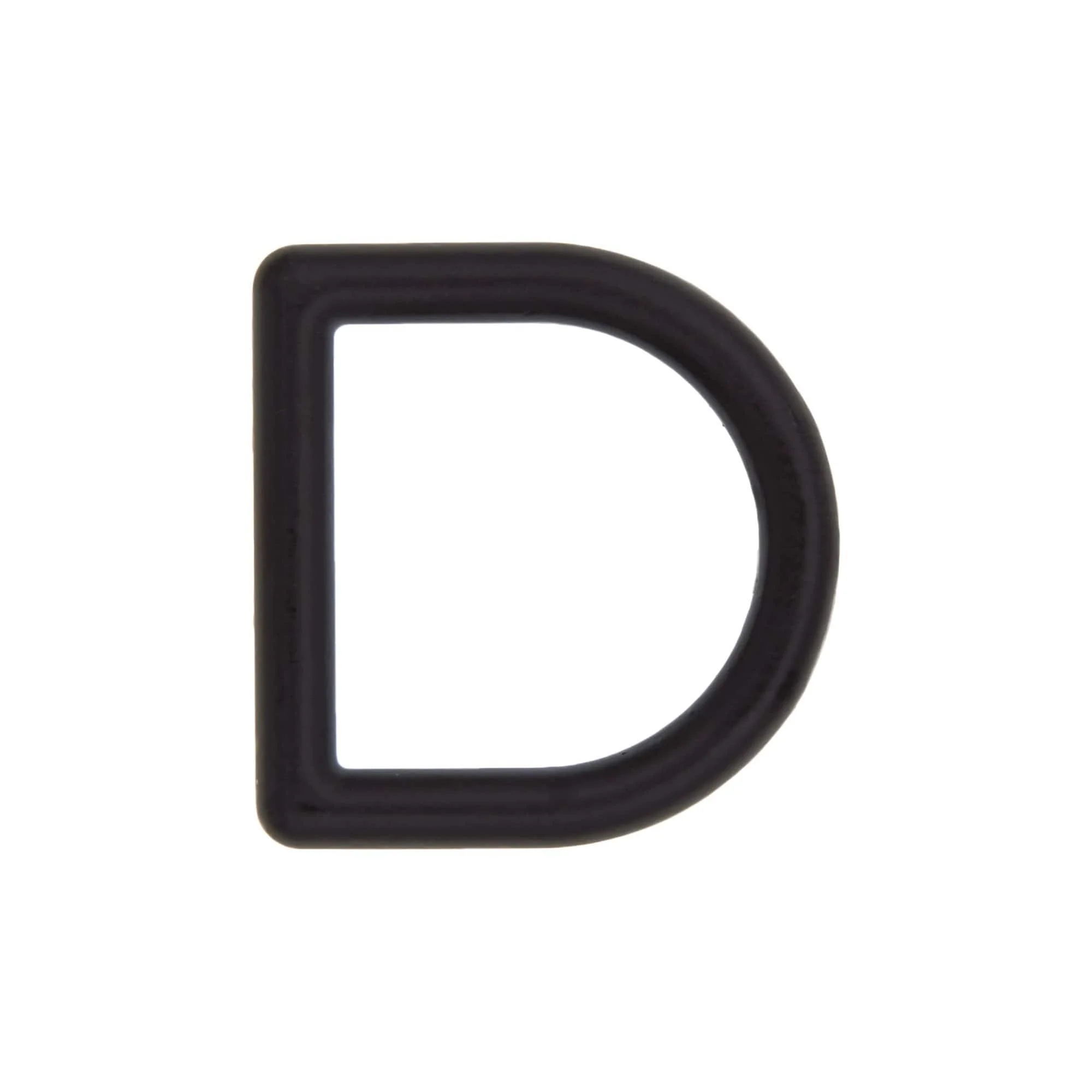 3/4" Matte Black, Cast D-Ring, Zinc Alloy, #D-303-BLK