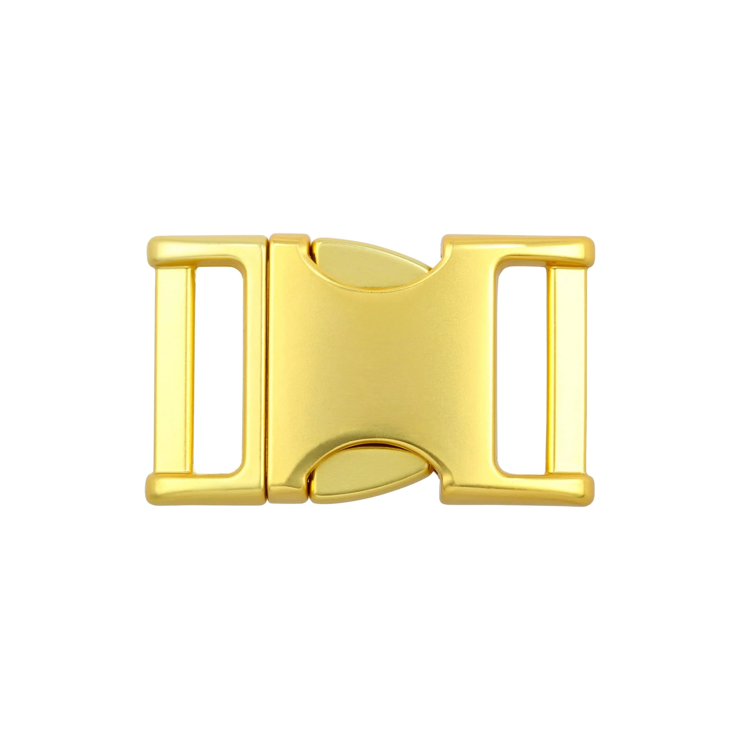 3/4" Matte Brass, Side Squeeze Buckle, Zinc Alloy, #C-250-3-4-BRS