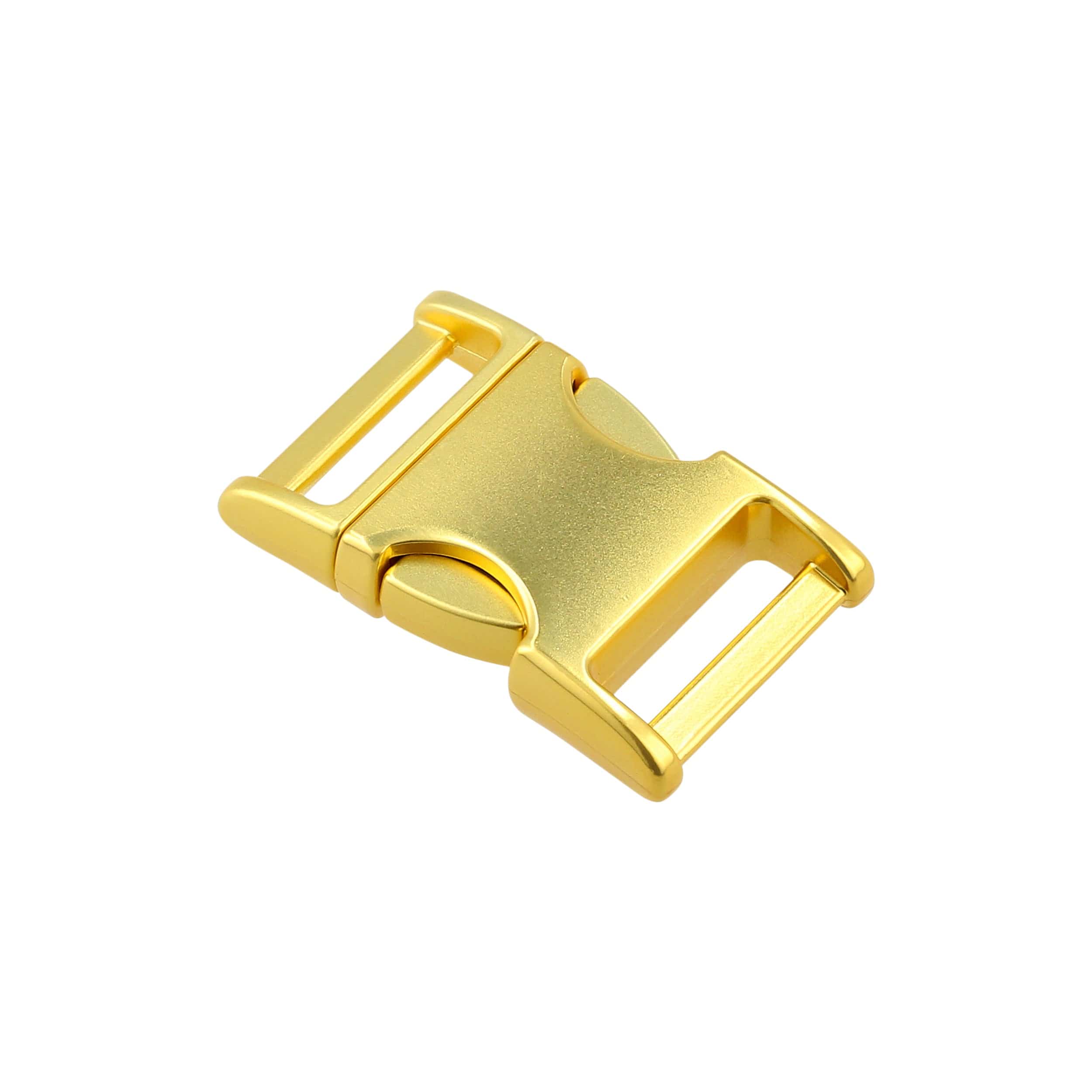 3/4" Matte Brass, Side Squeeze Buckle, Zinc Alloy, #C-250-3-4-BRS