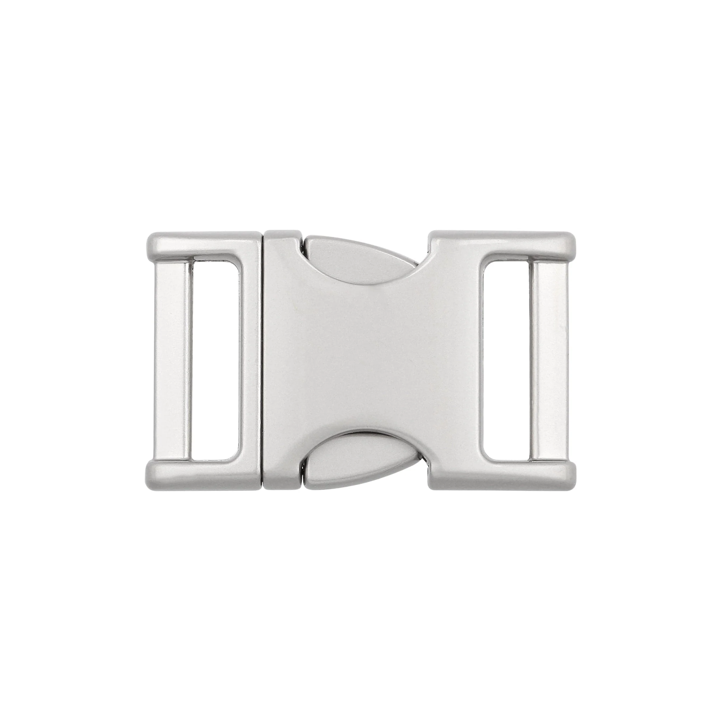 3/4" Matte Grey, Side Squeeze Buckle, Zinc Alloy, #C-250-3-4-GRY