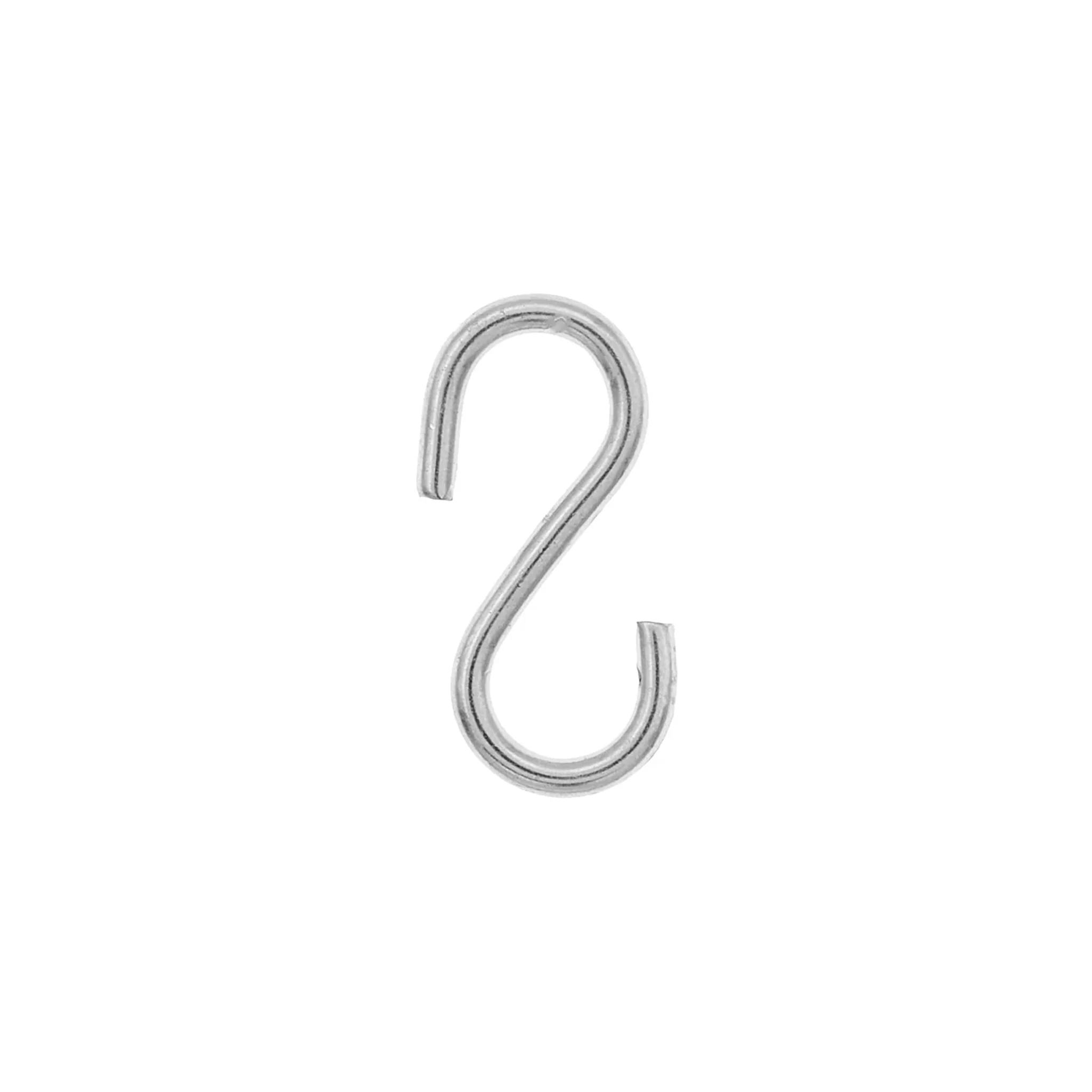3/4" Nickel, S-Hook, Steel, #P-1341-NP