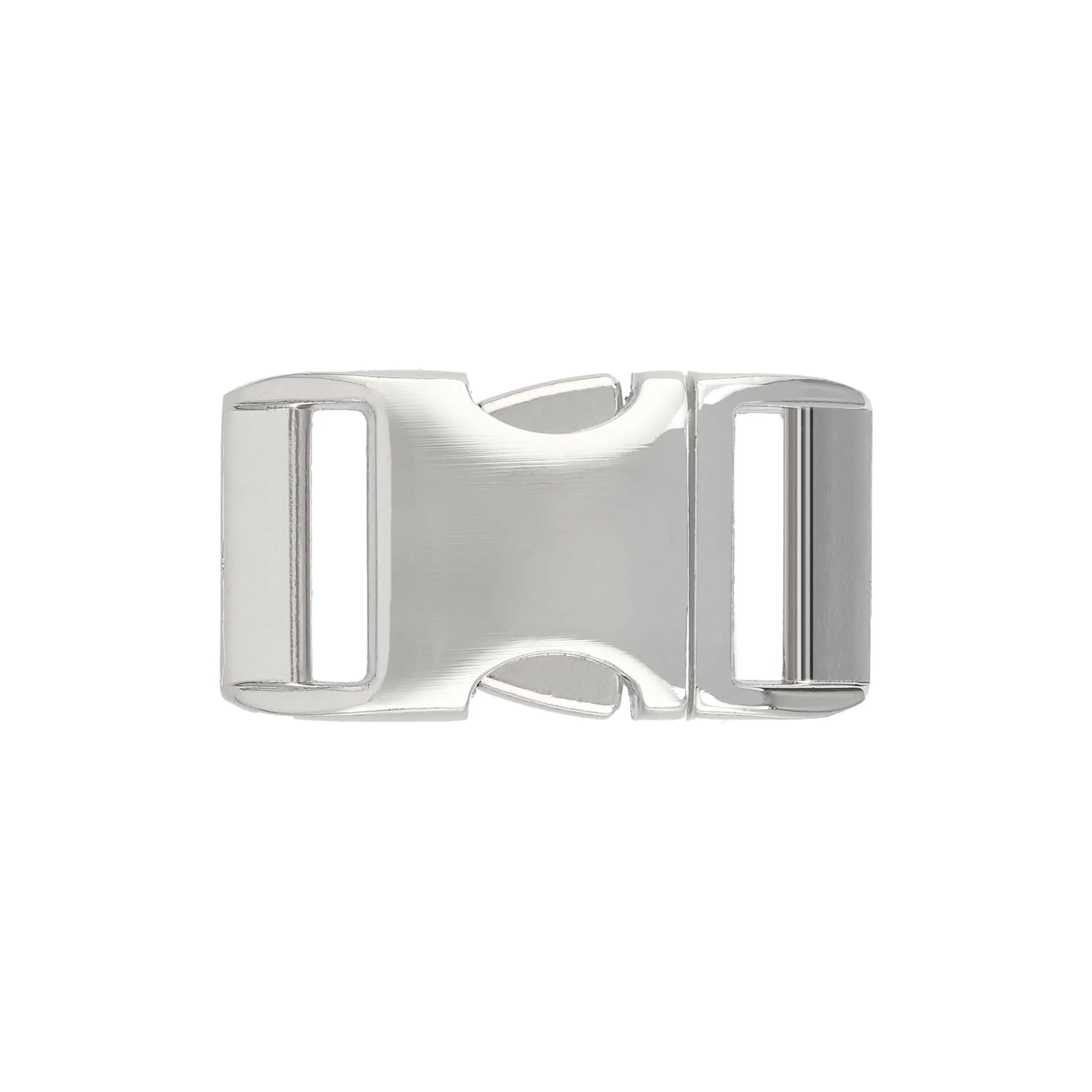 3/4" Nickel, Side Squeeze Buckle, Aluminum, #C-1955