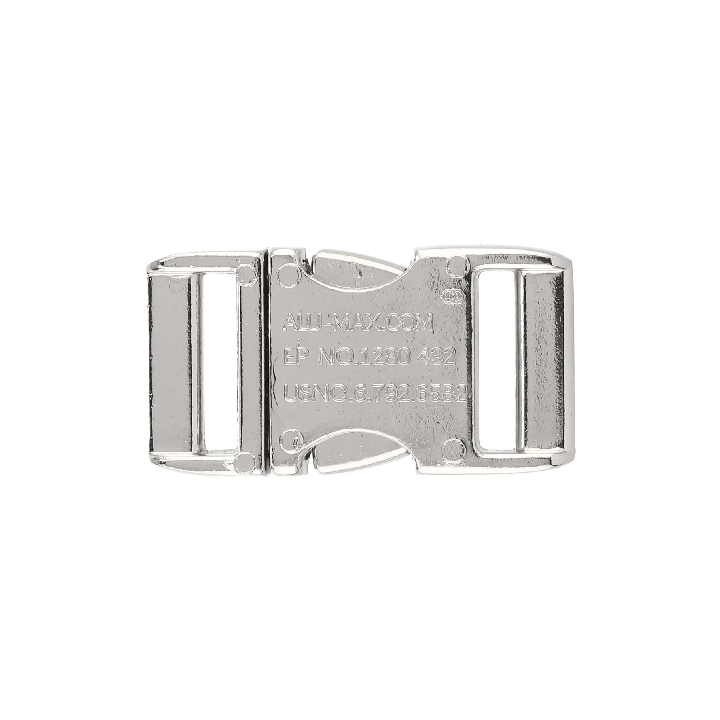 3/4" Nickel, Side Squeeze Buckle, Aluminum, #C-1955