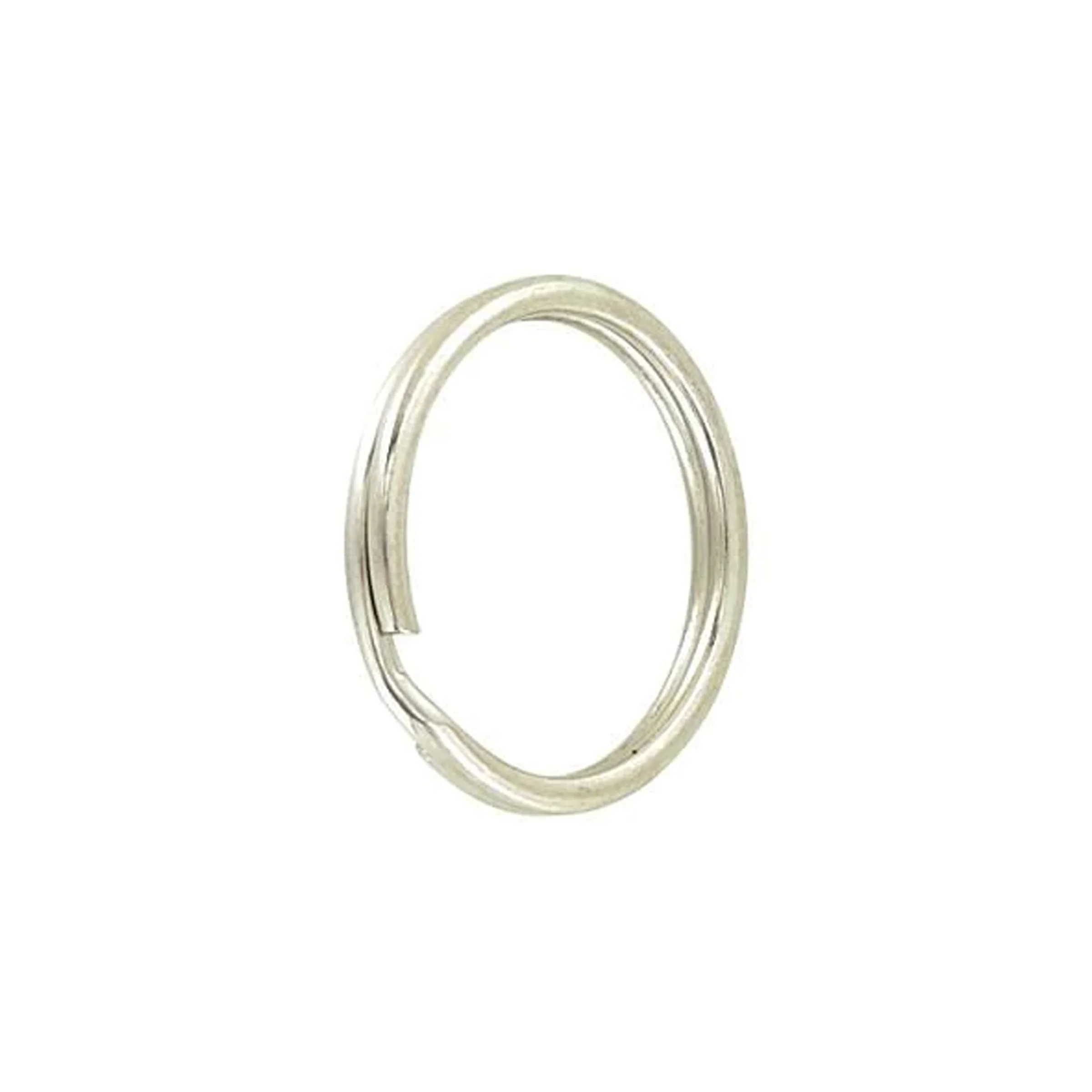 3/4" Nickel, Split Key Ring, Steel, #L-199-3-4